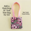 Matching Tote for 16" Doll
