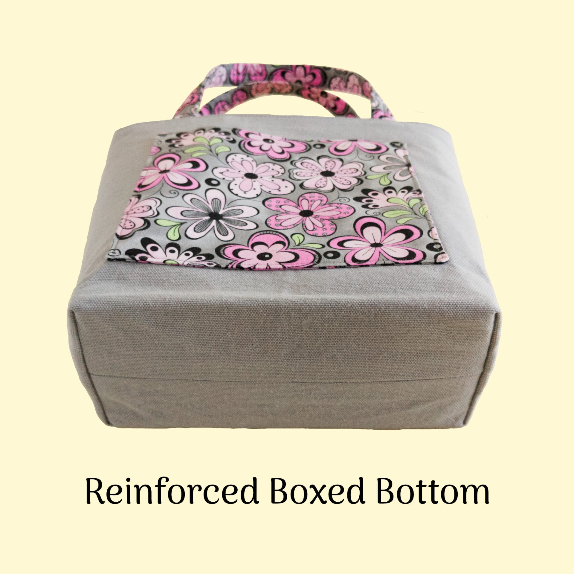 Reinforced Boxed Bottom of the Tote