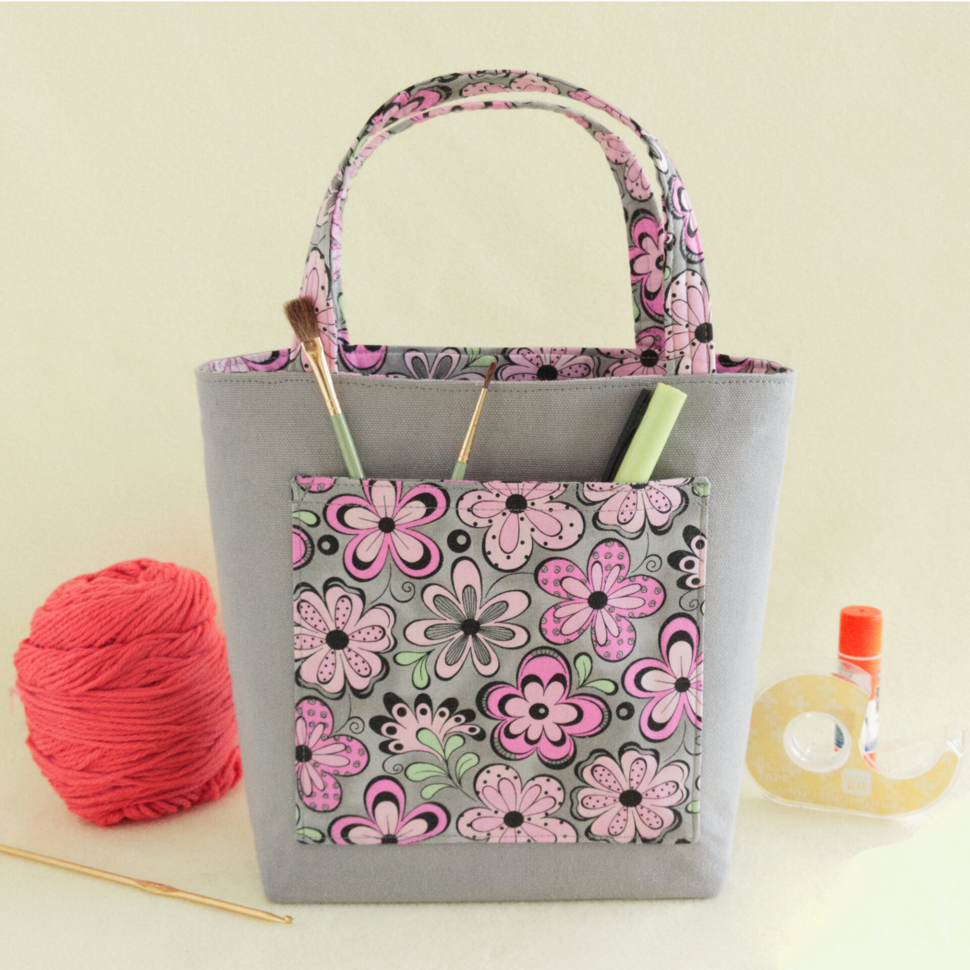 Girls Craft Supplies Project Bag