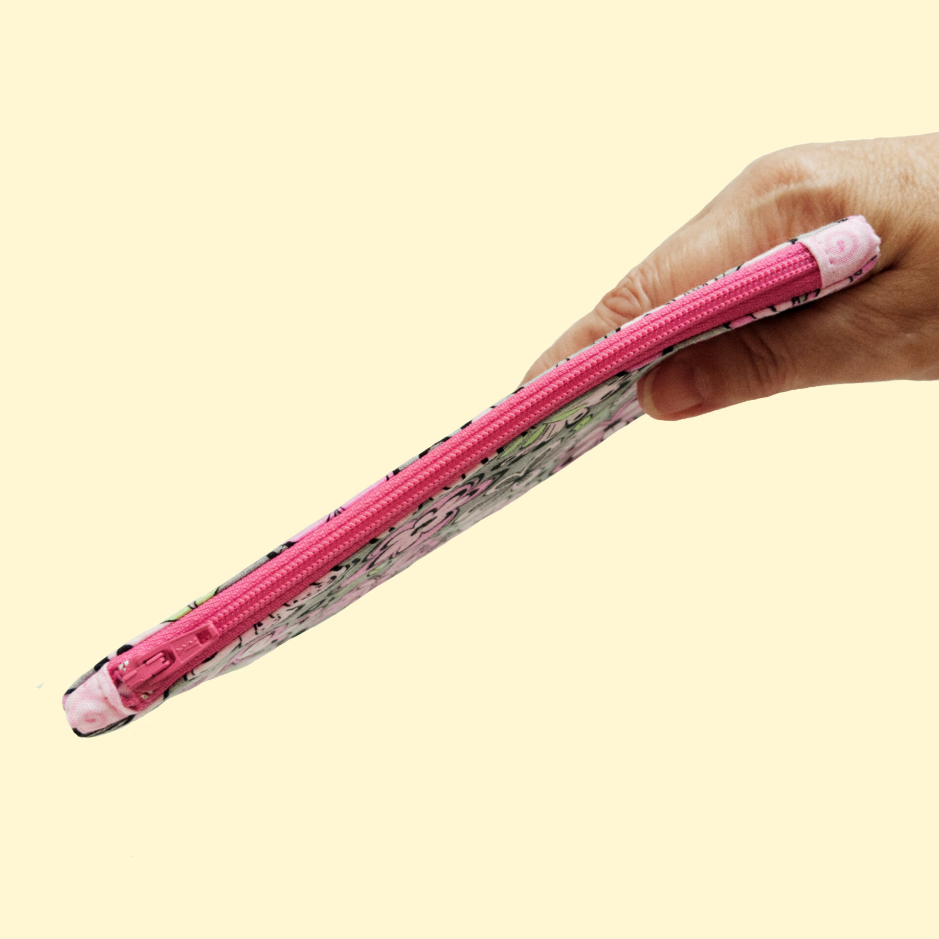 Small Zipper Pouch | Hippie Flower Mini Makeup Bag