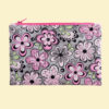 Hippie Flower Zipper Pouch