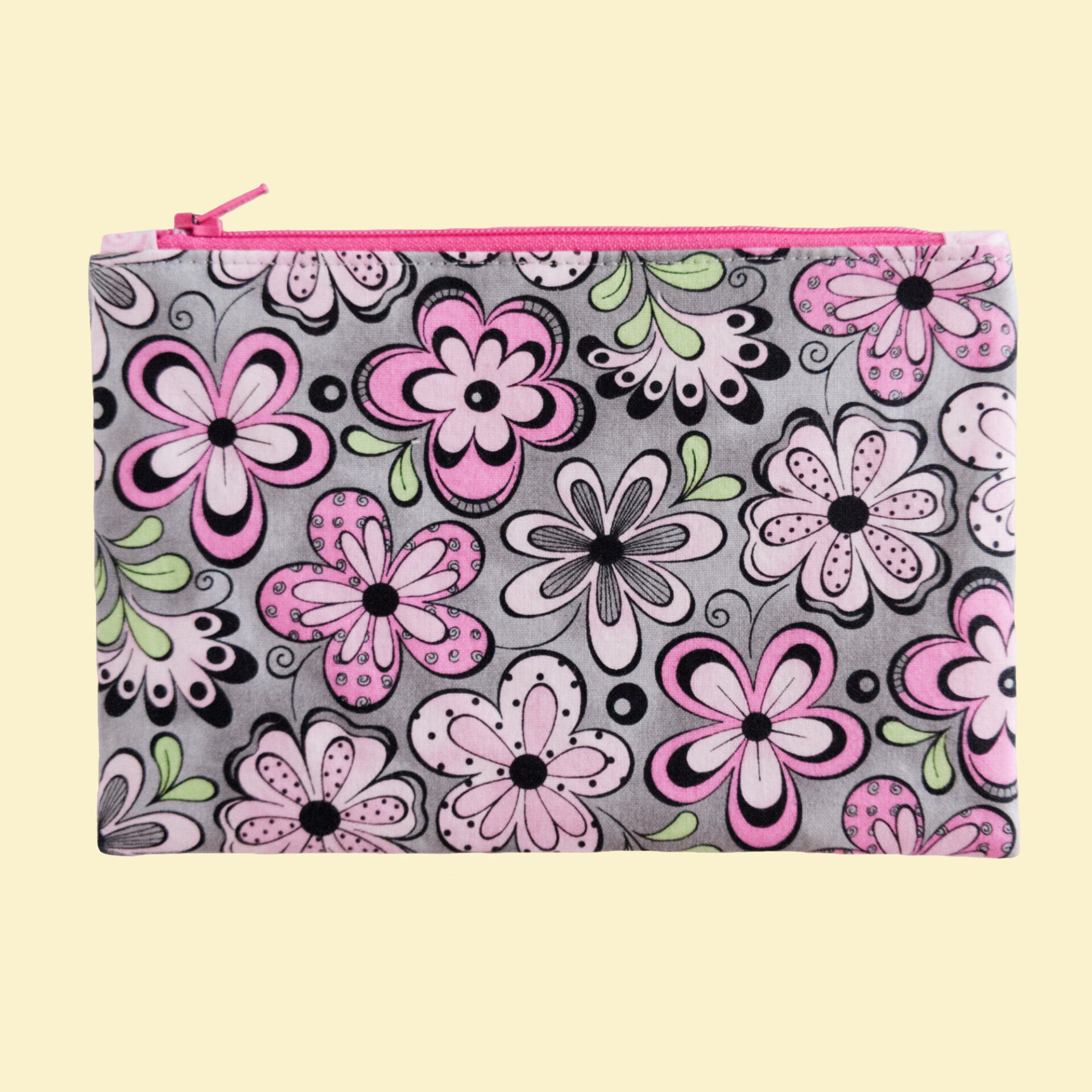 Hippie Flower Zipper Pouch