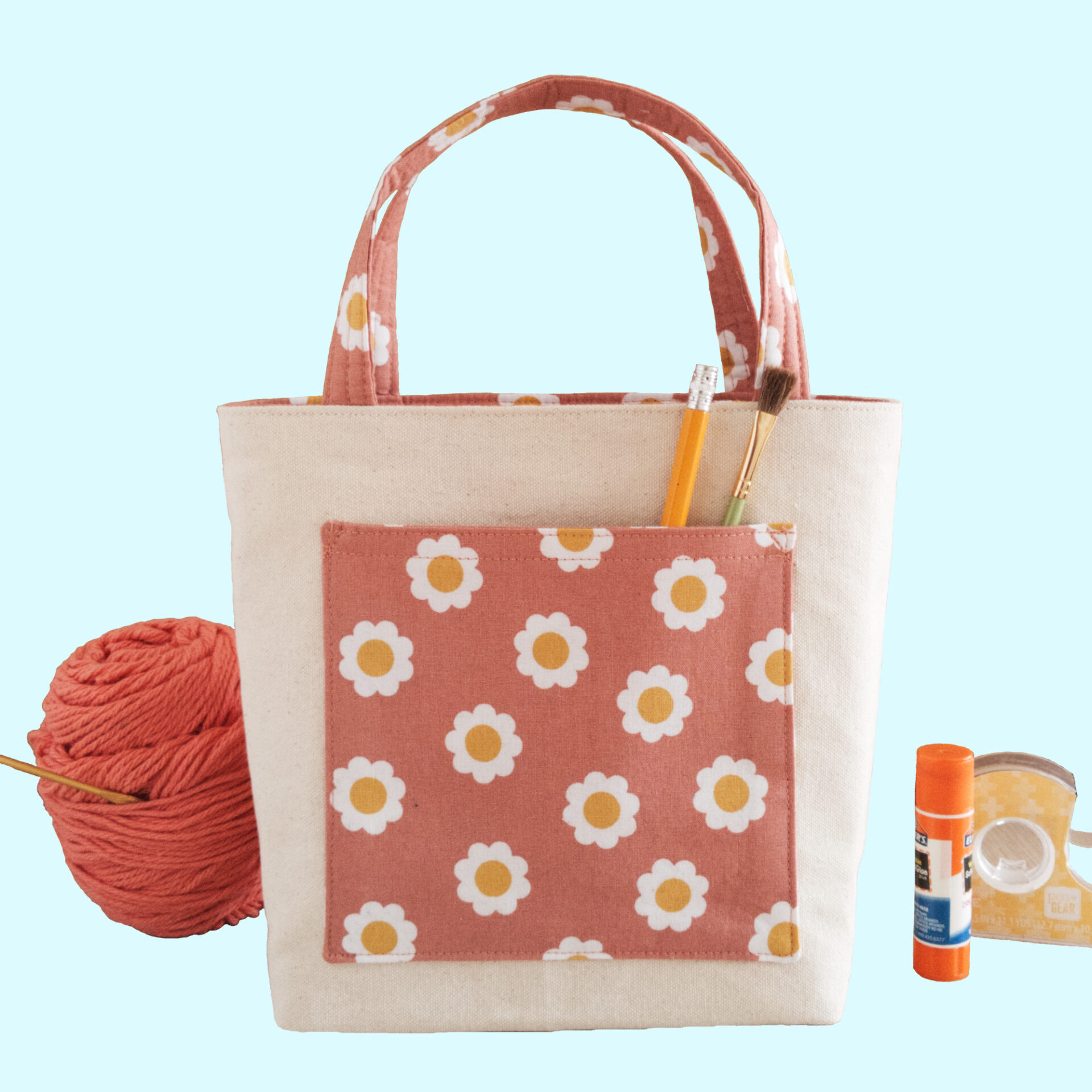 Mom Daughter Gift Tote Bags | Large Small Mini Totes with Pockets