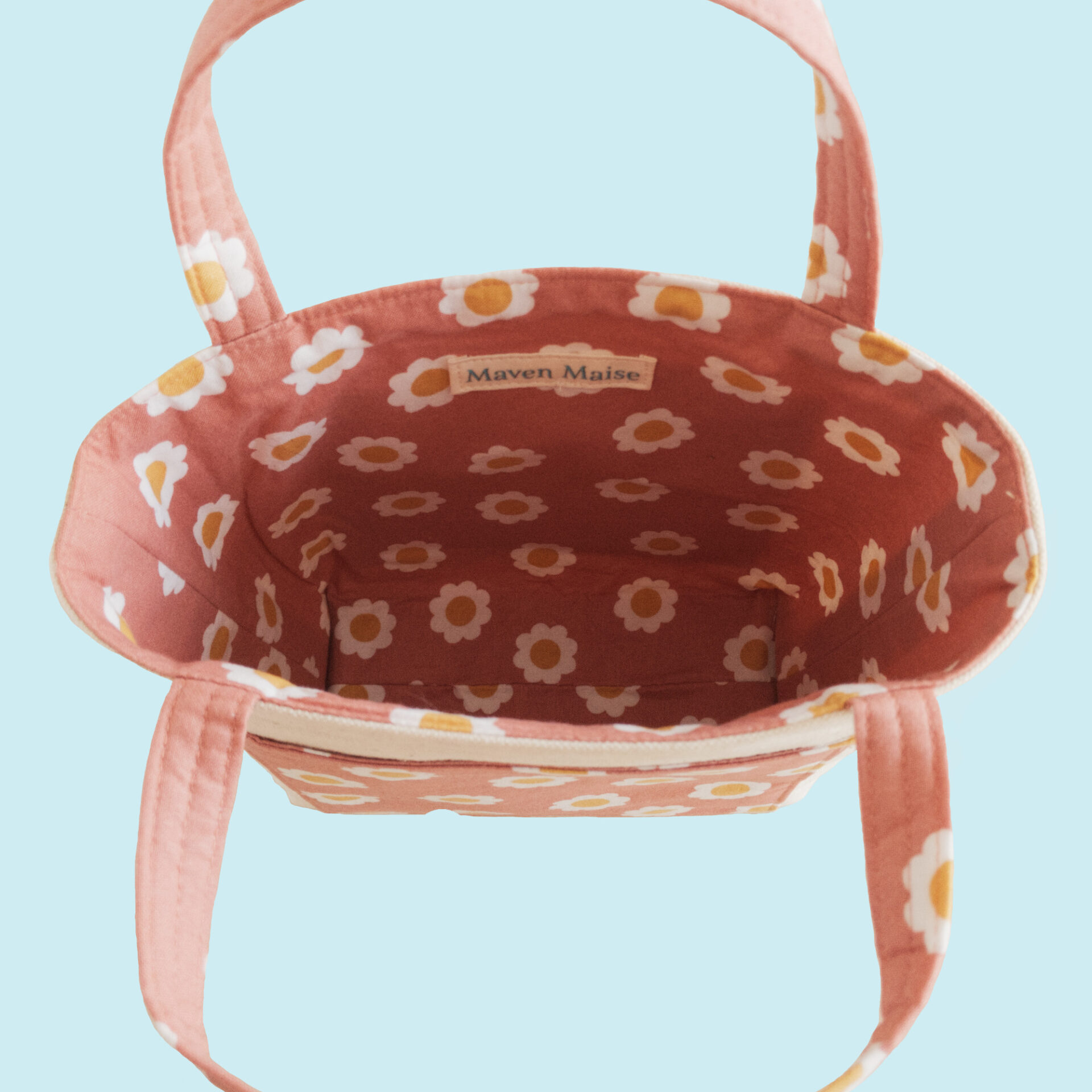 Inside of Floral Tote