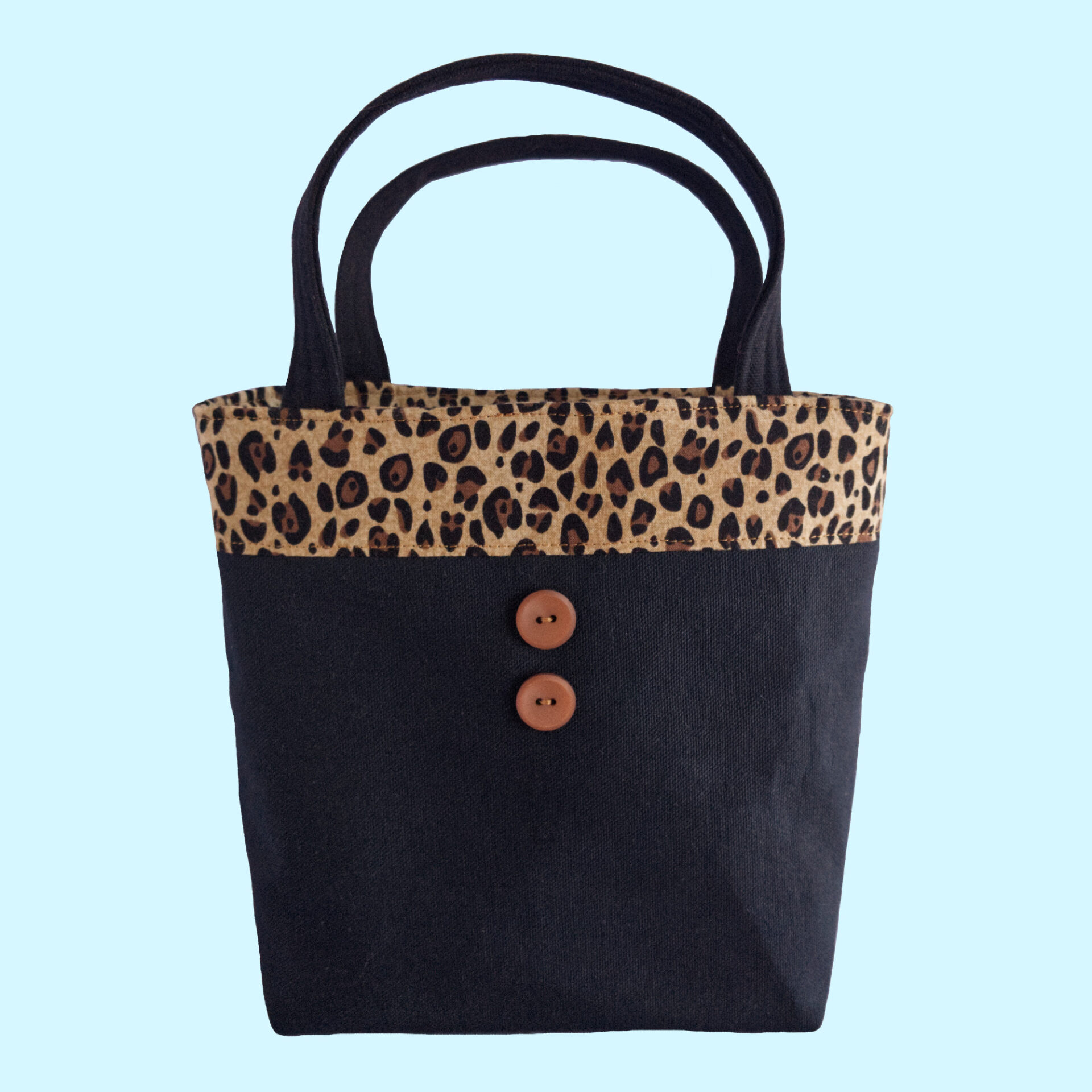 Leopard Print Small Tote