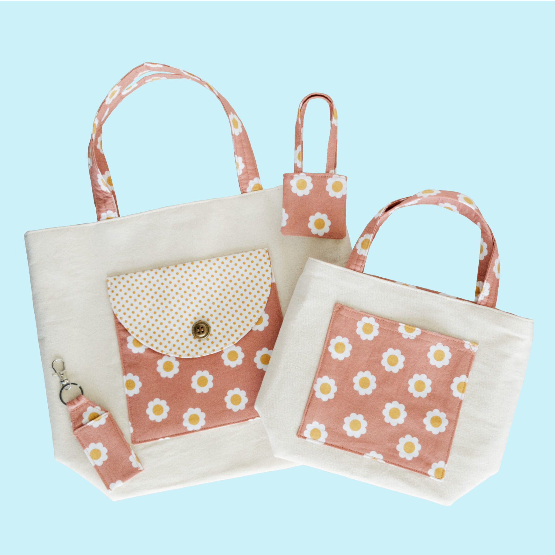 Tote Set for Mom Daughter & Doll