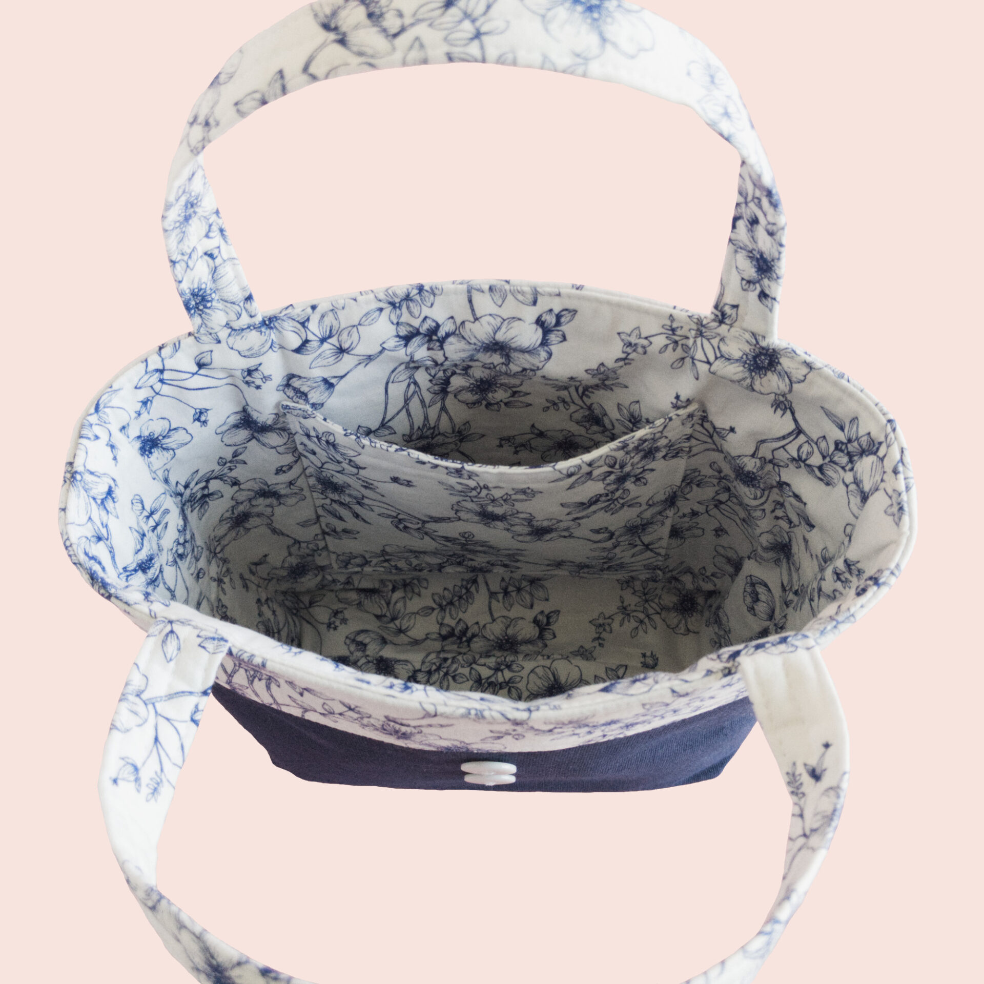 Inside of Floral Tote