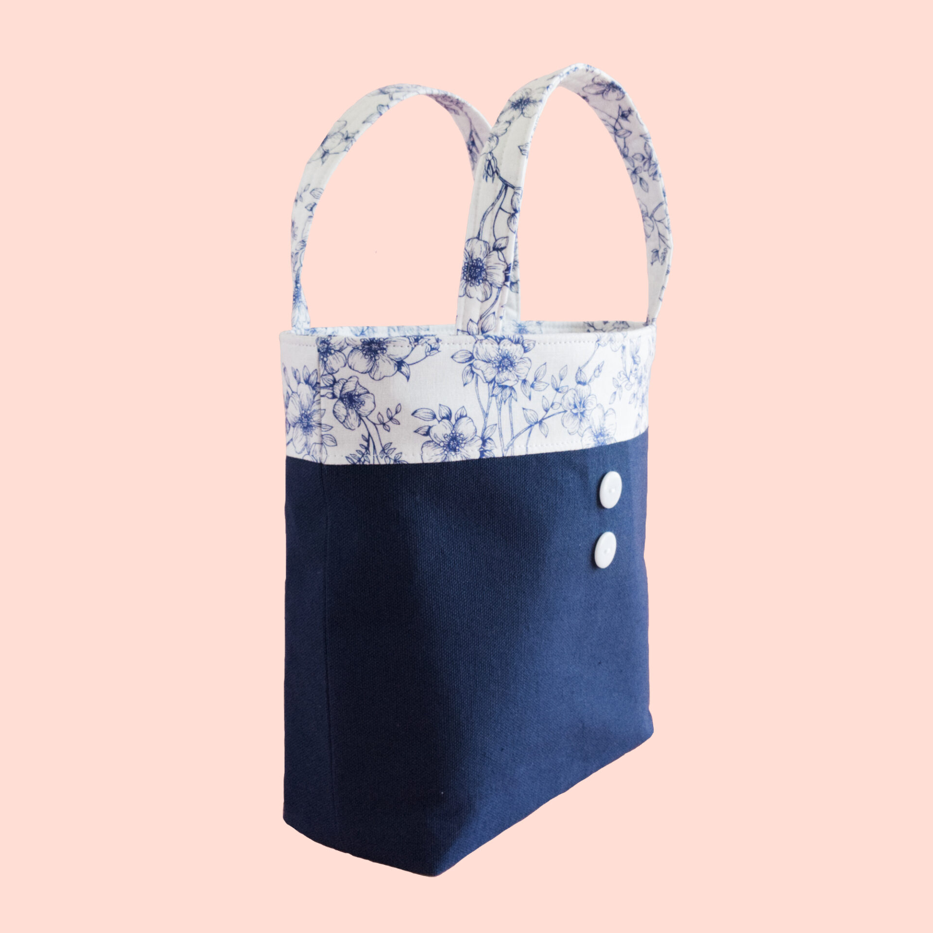 Dark Blue Mini Tote