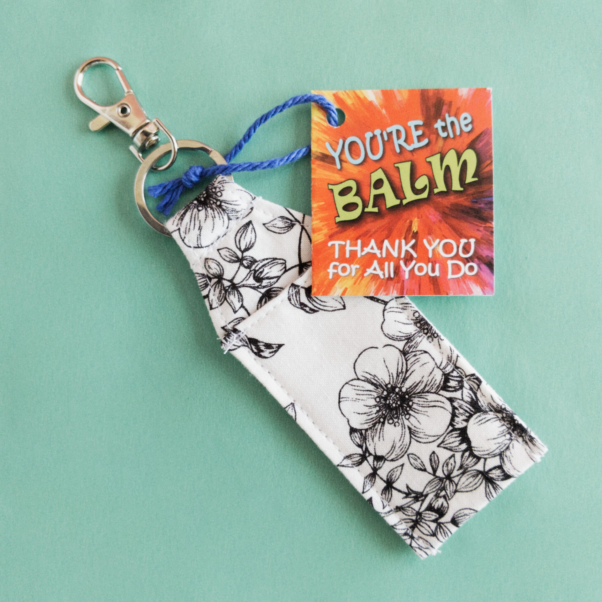 Keychain with Thank You Card