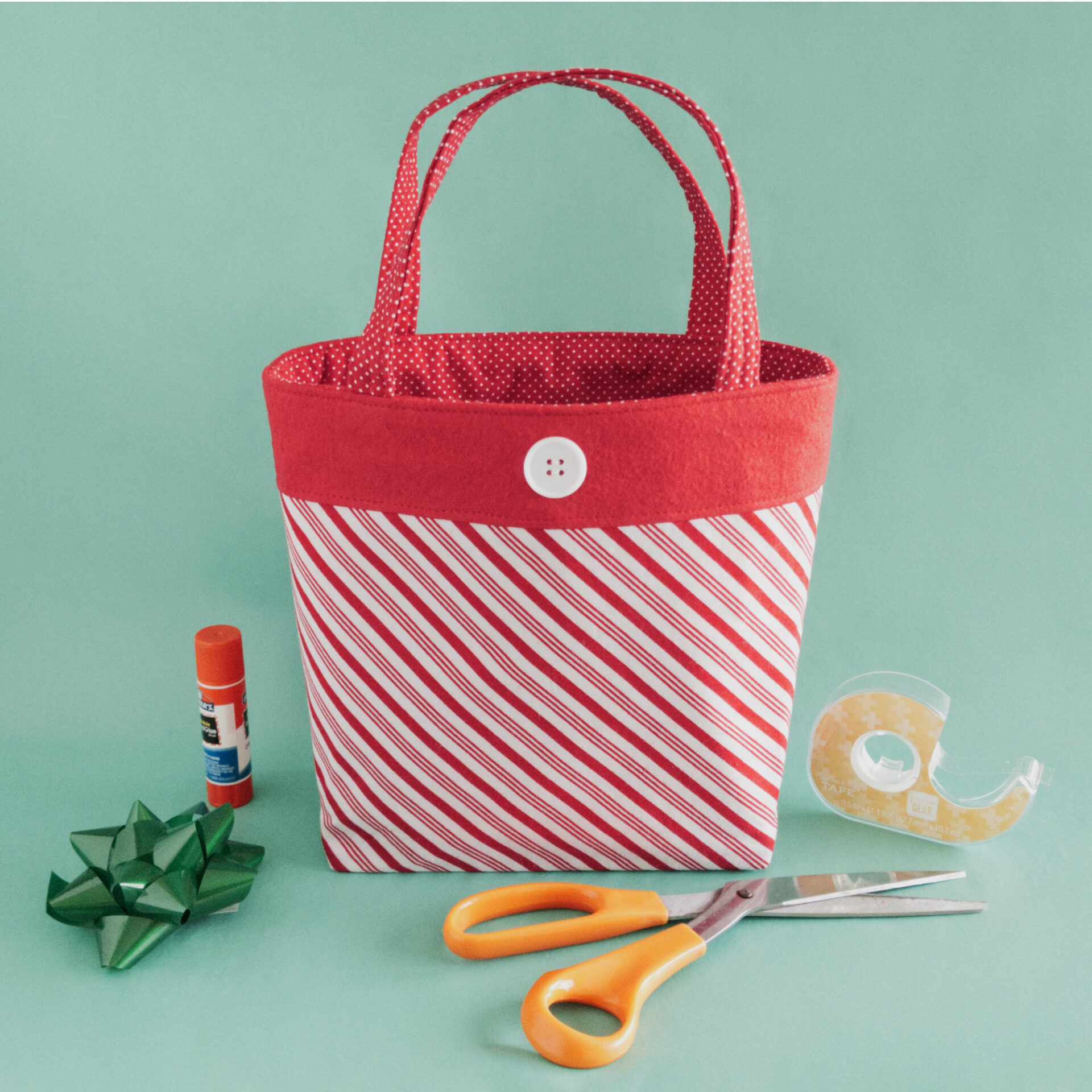 Small Christmas Tote | Coworker Treat Bag