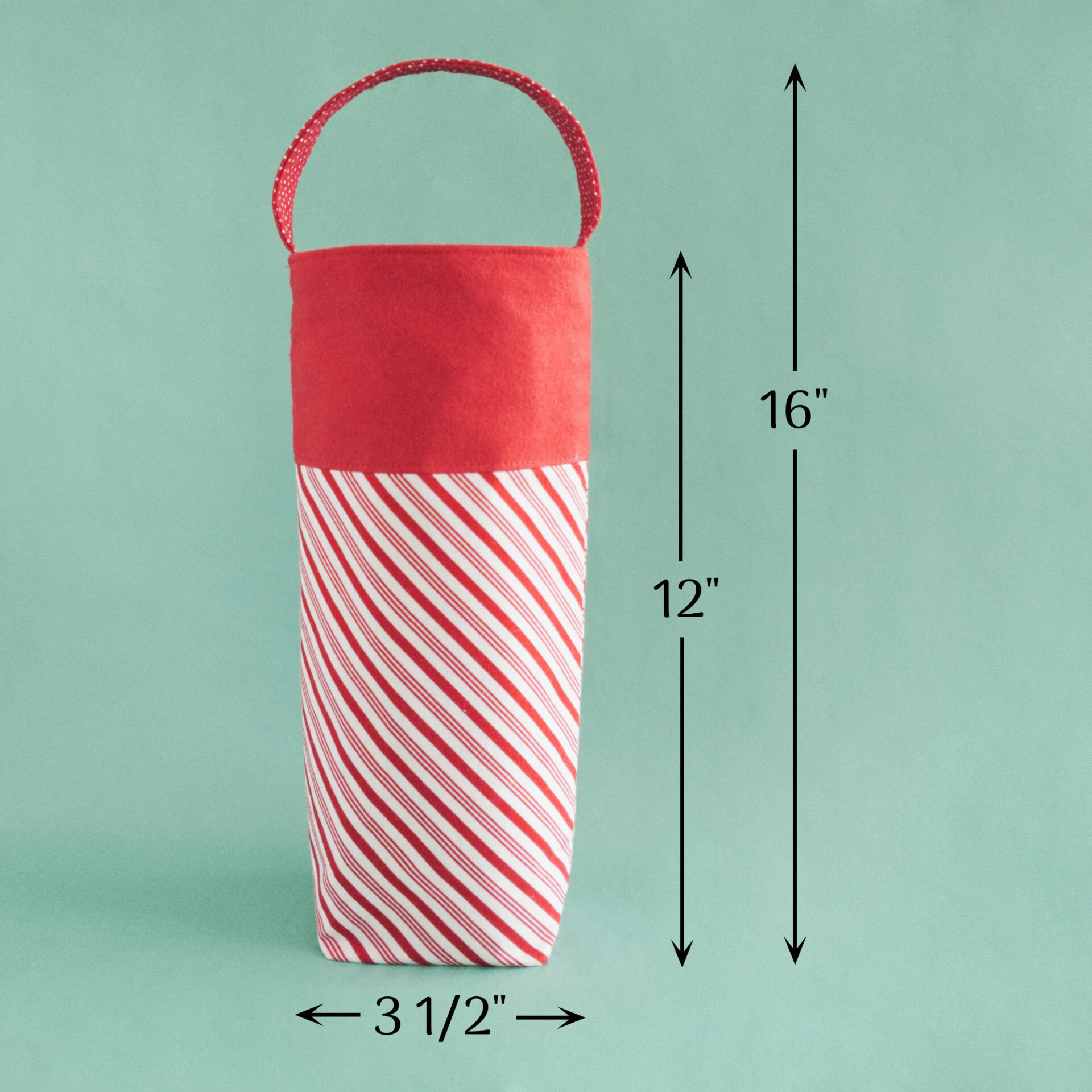 Christmas Wine Bag | Hostess Gift for Wine Lovers