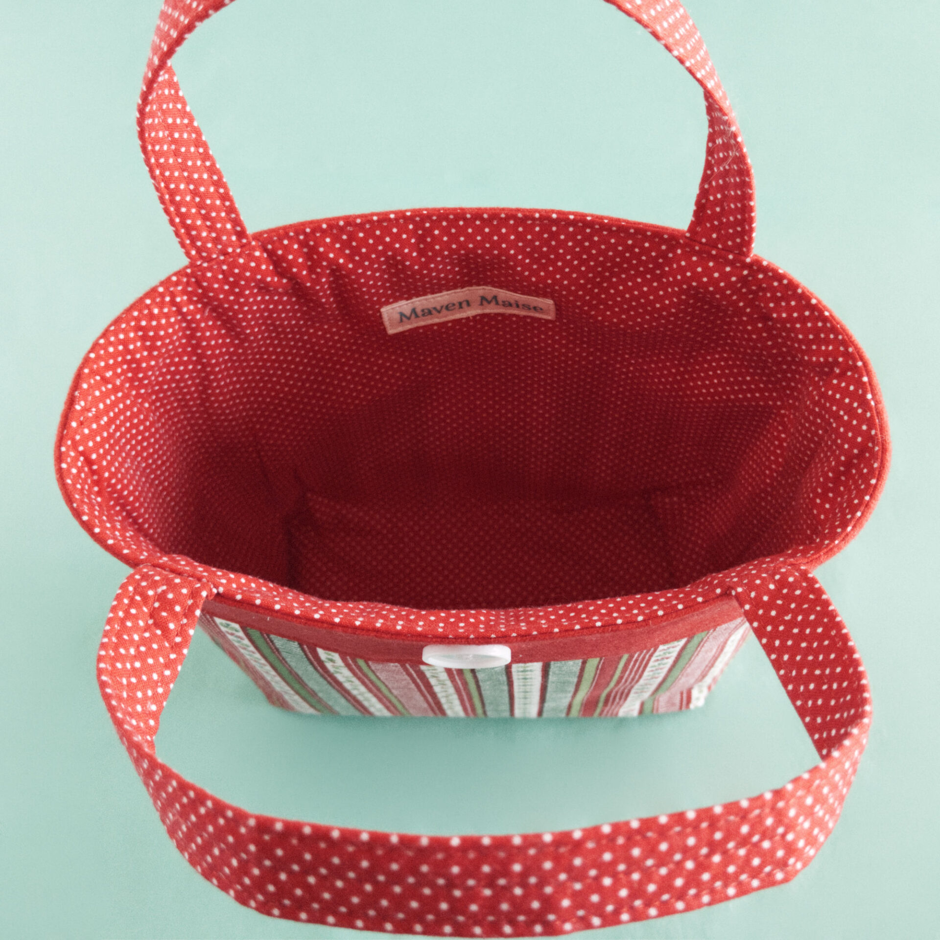 Christmas Small Tote Bag for Holiday Gift Exchange