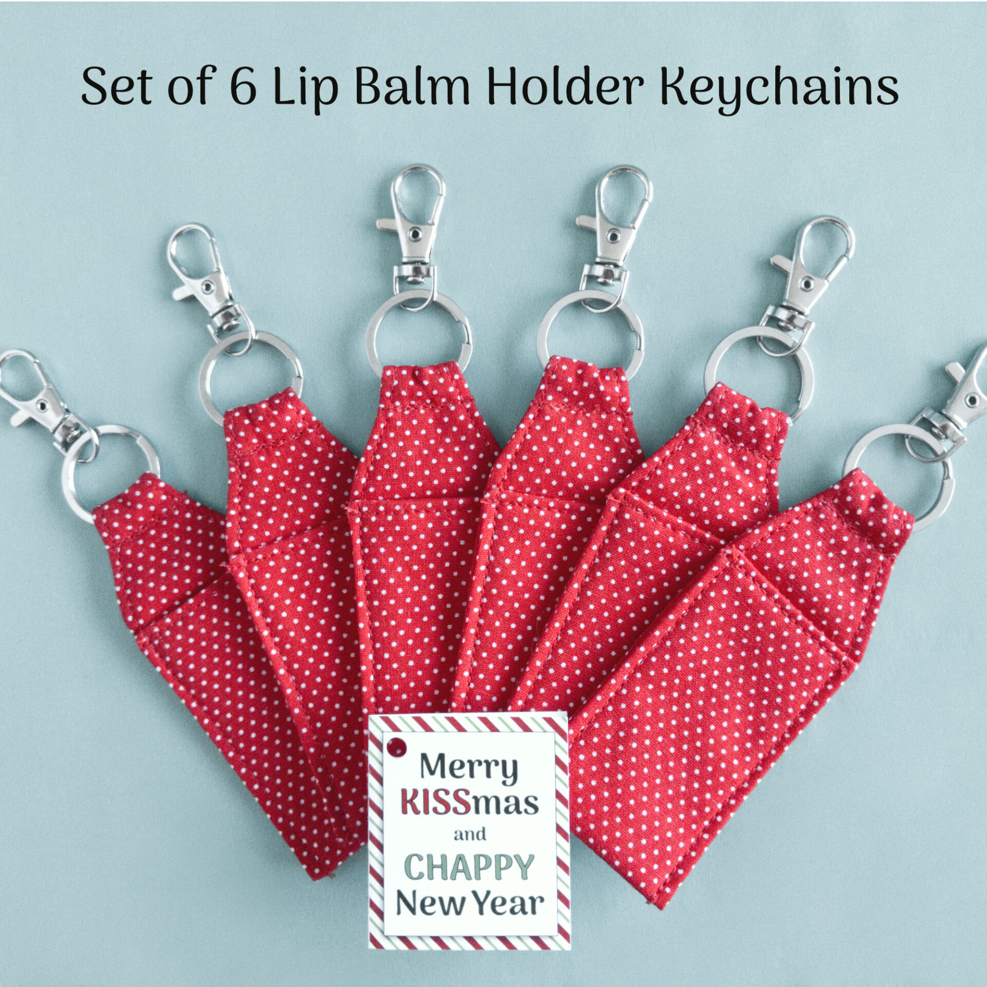 Christmas Group Gift of Lip Balm Holders | Stocking Stuffer