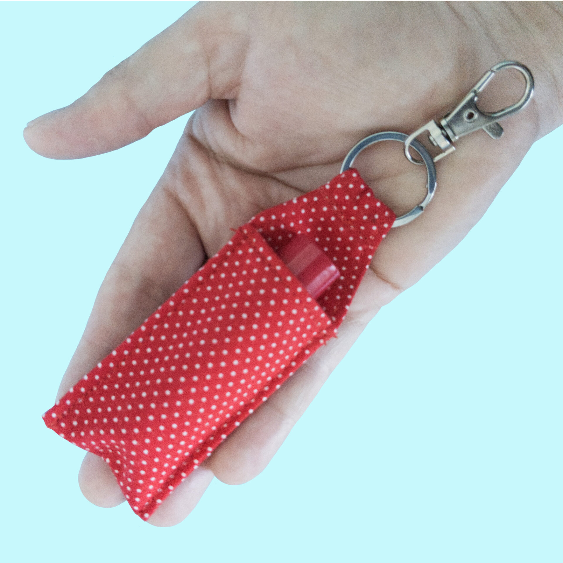 Ted Keychain in a Hand