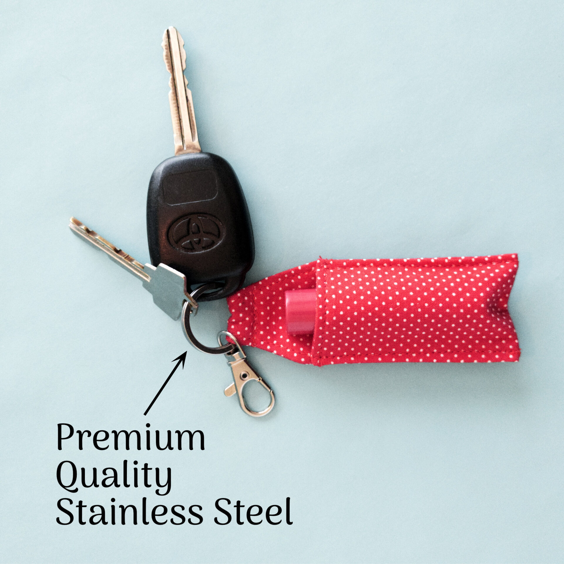 Keys with Lip Balm Holder