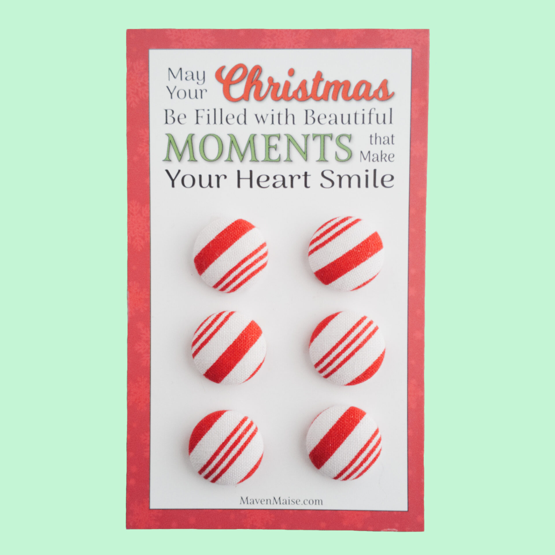 Stocking Stuffer of Christmas Magnets | Small Teacher Gift