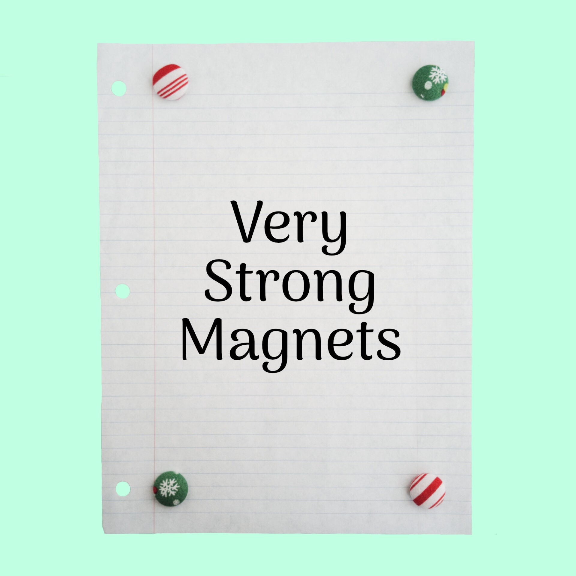 Stocking Stuffer of Christmas Magnets | Small Teacher Gift