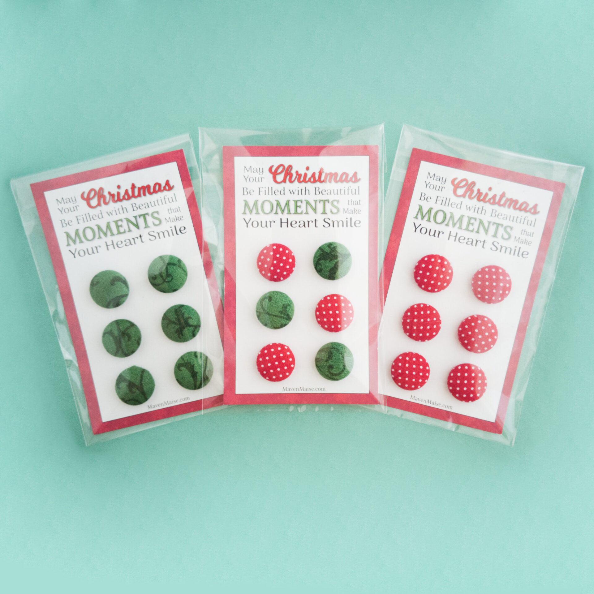 Christmas Teacher Gift of Mini Magnets | Stocking Stuffer