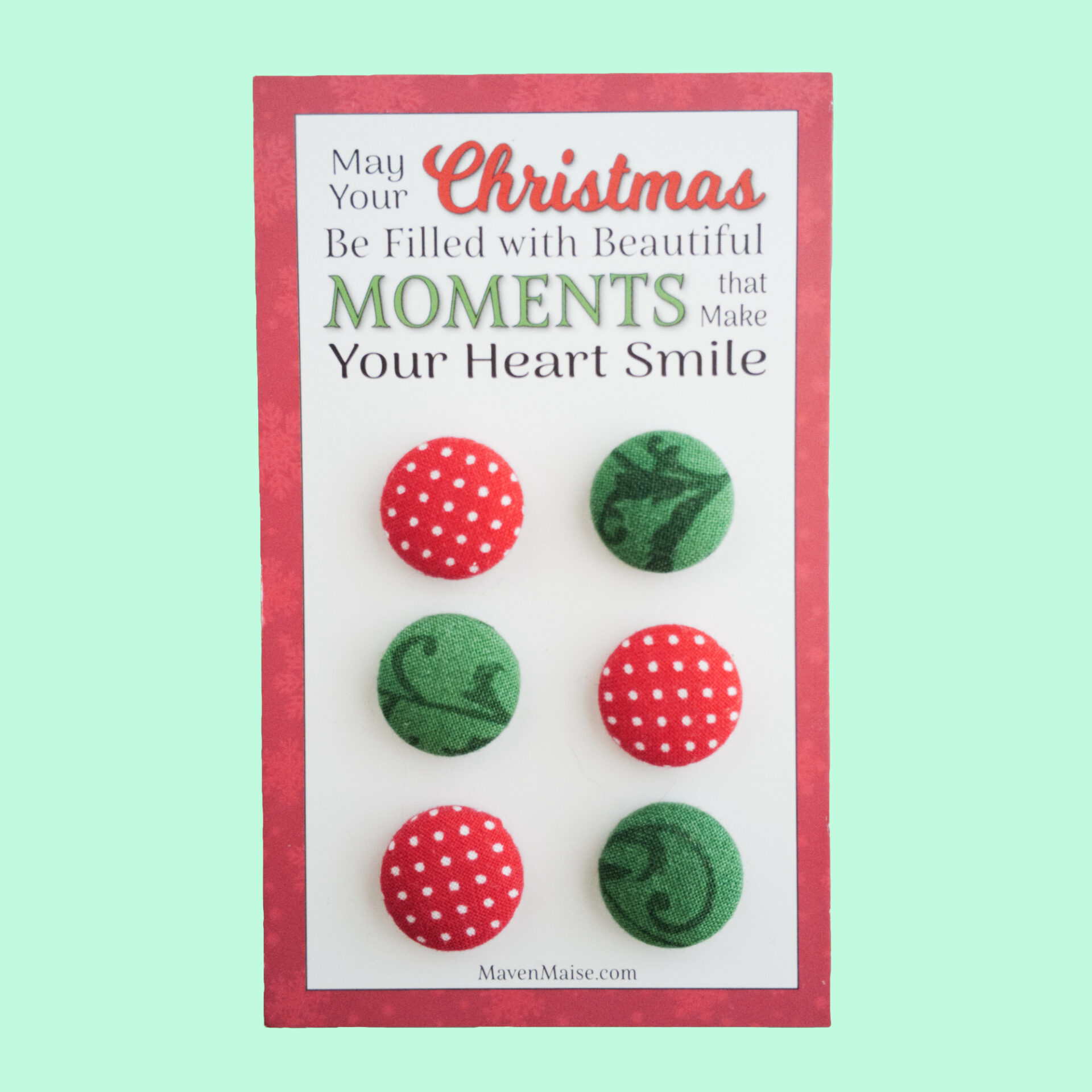 Christmas Teacher Gift of Mini Magnets | Stocking Stuffer