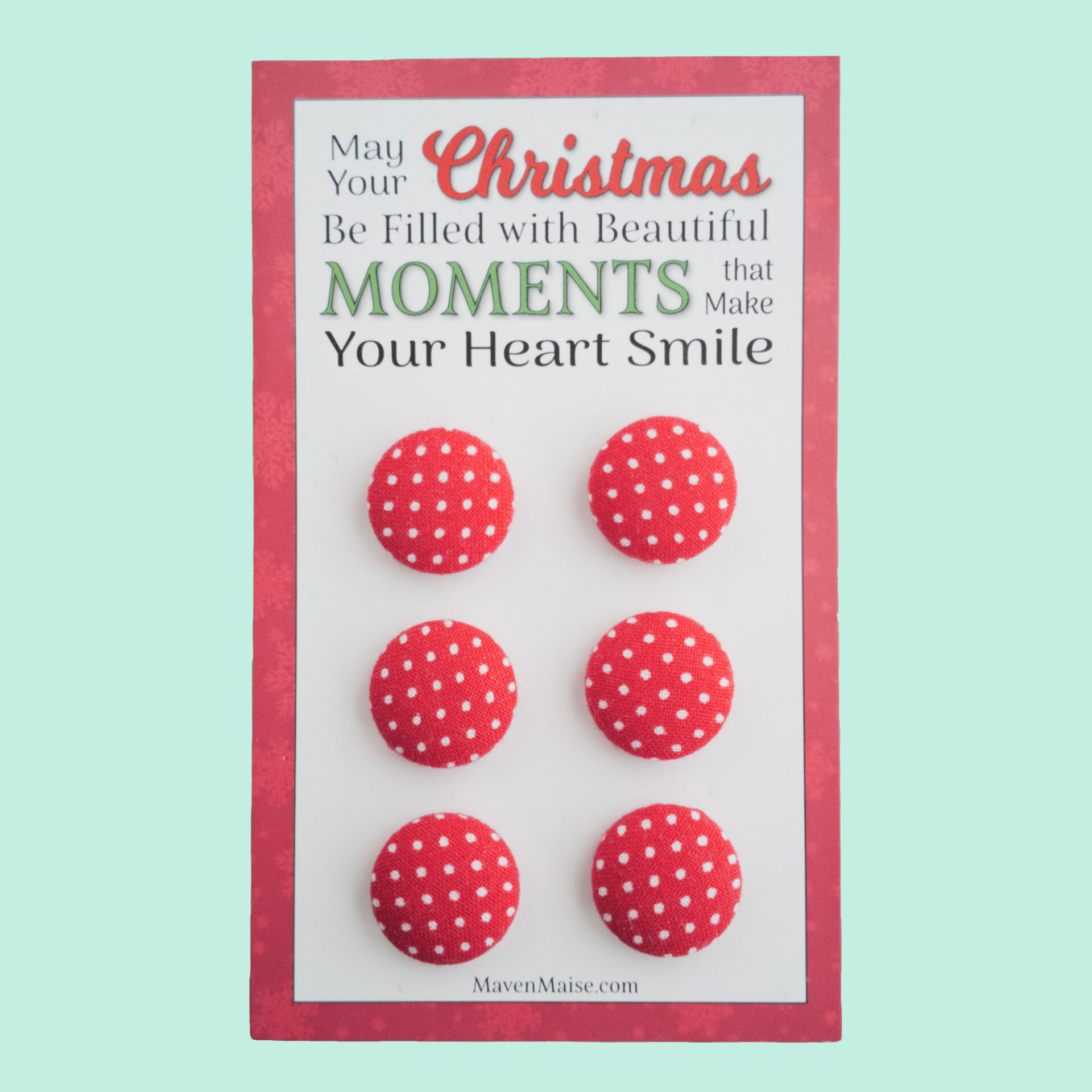 Red Pin Dot Magnets