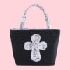 Bible Bag with Frayed Cross