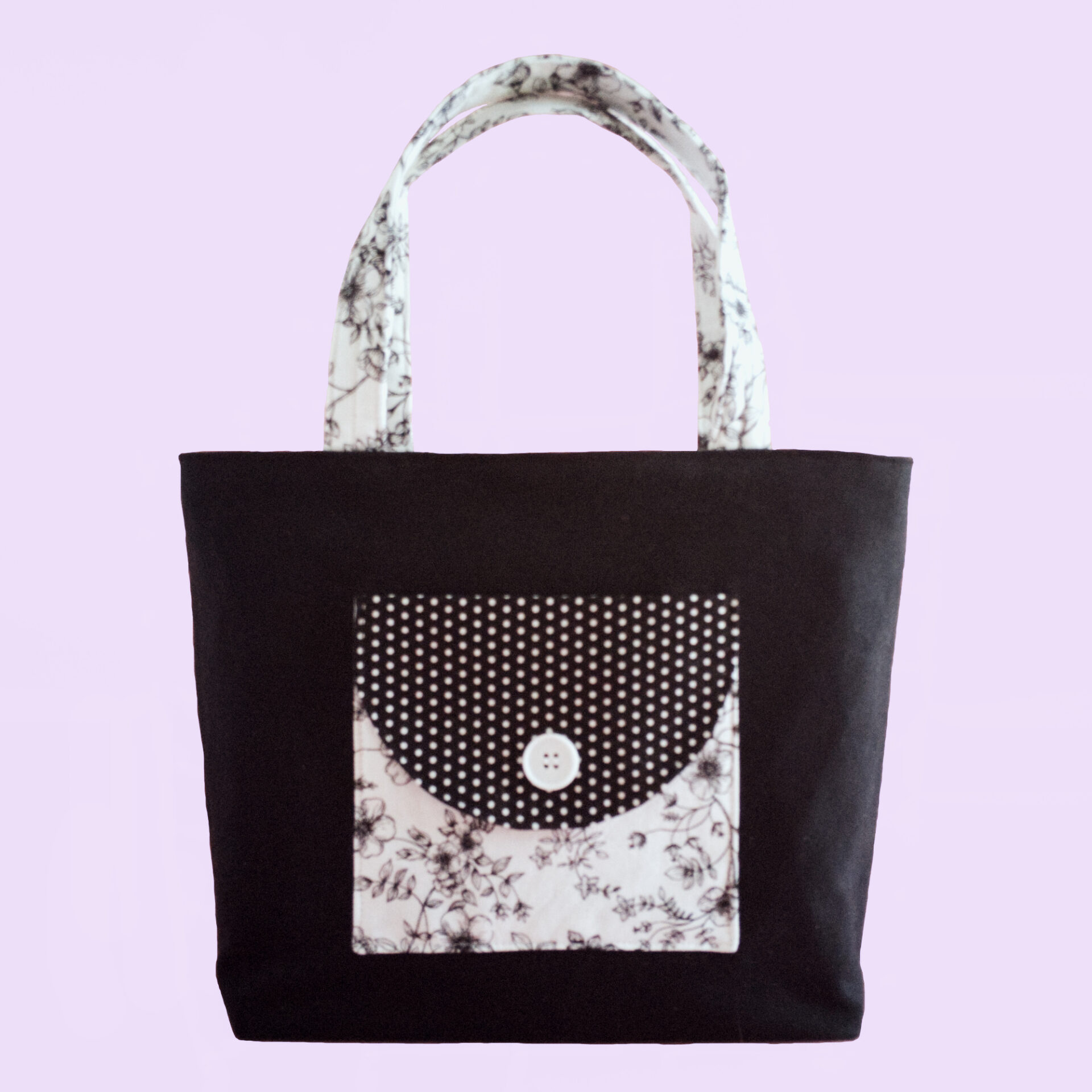 Tote Bag with Zipper