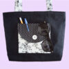 Tote Bag with Zipper and Pockets