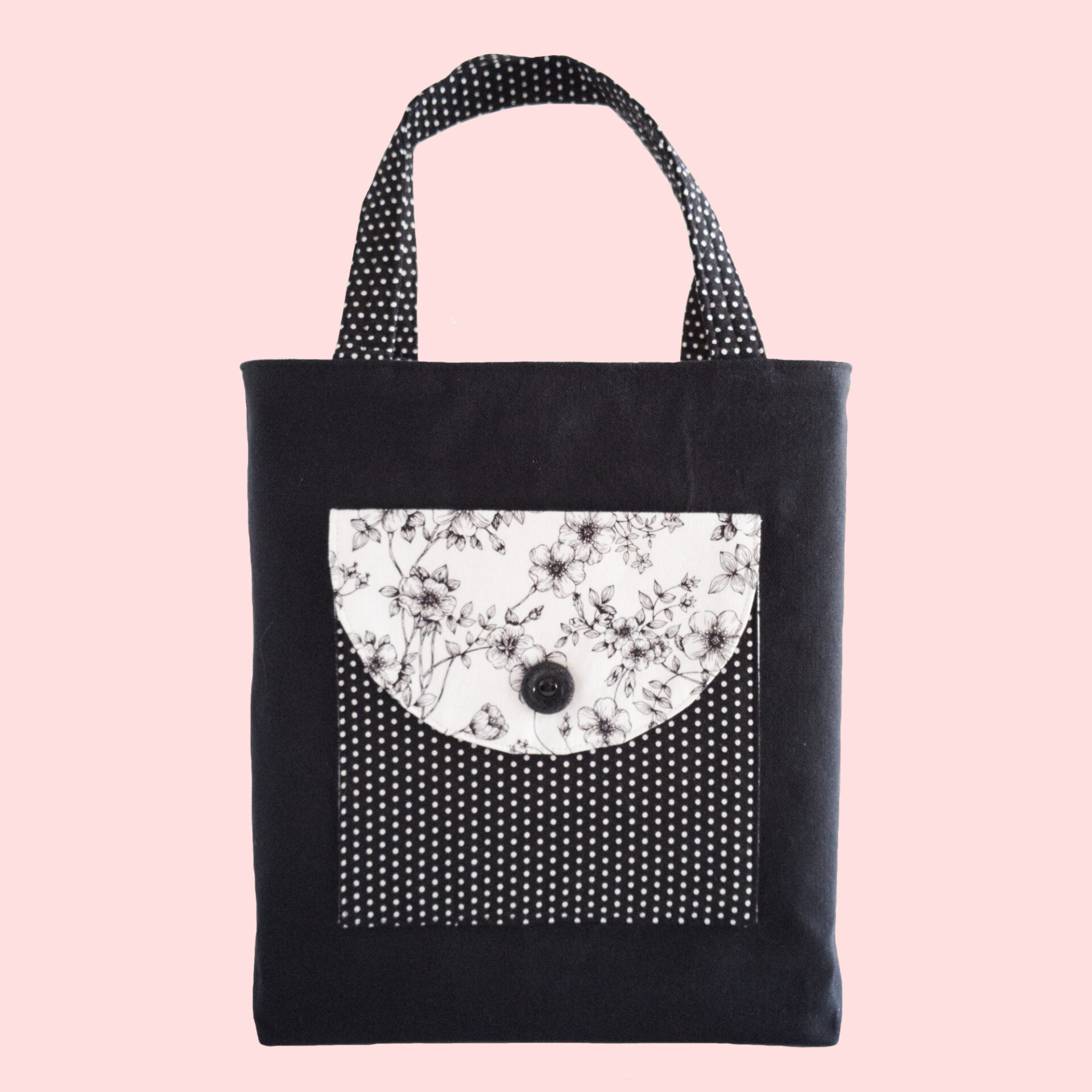 Large Tote Bag with Pockets