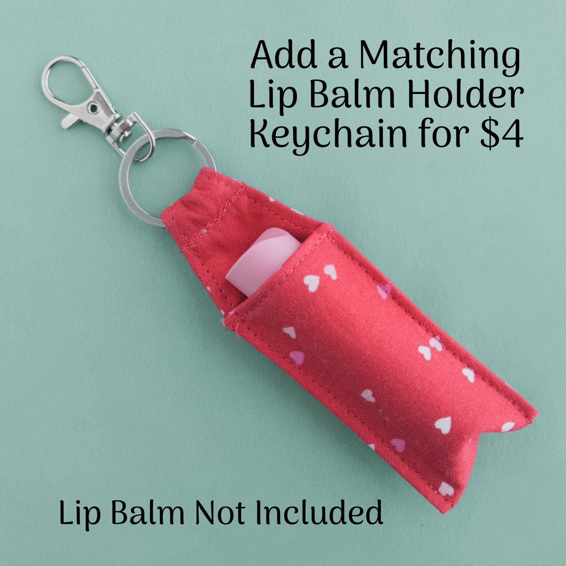 Lip Balm Holder Keychain