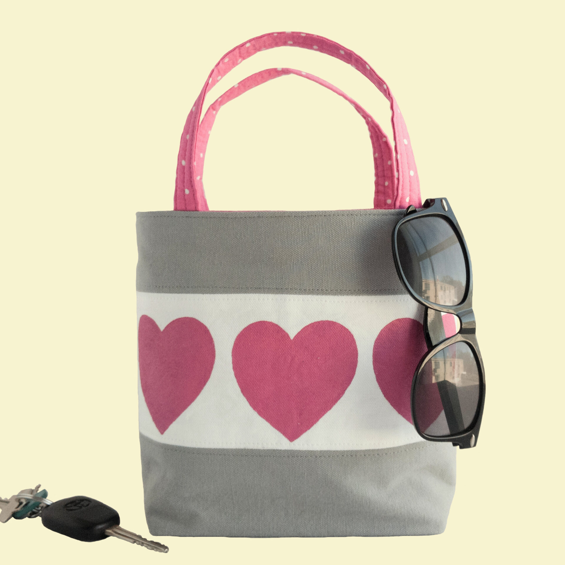 Hearts Small Tote