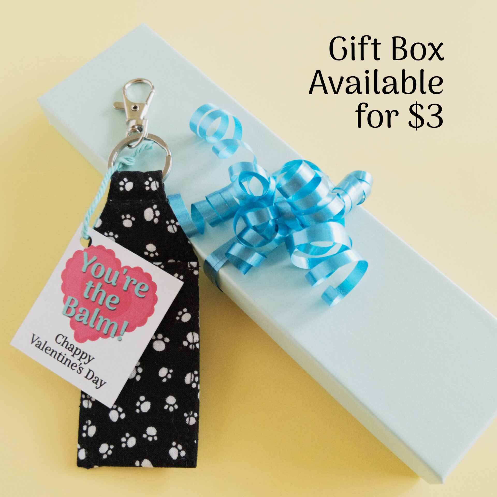 Paw Print Keychain 9 Keychain with Gift Box