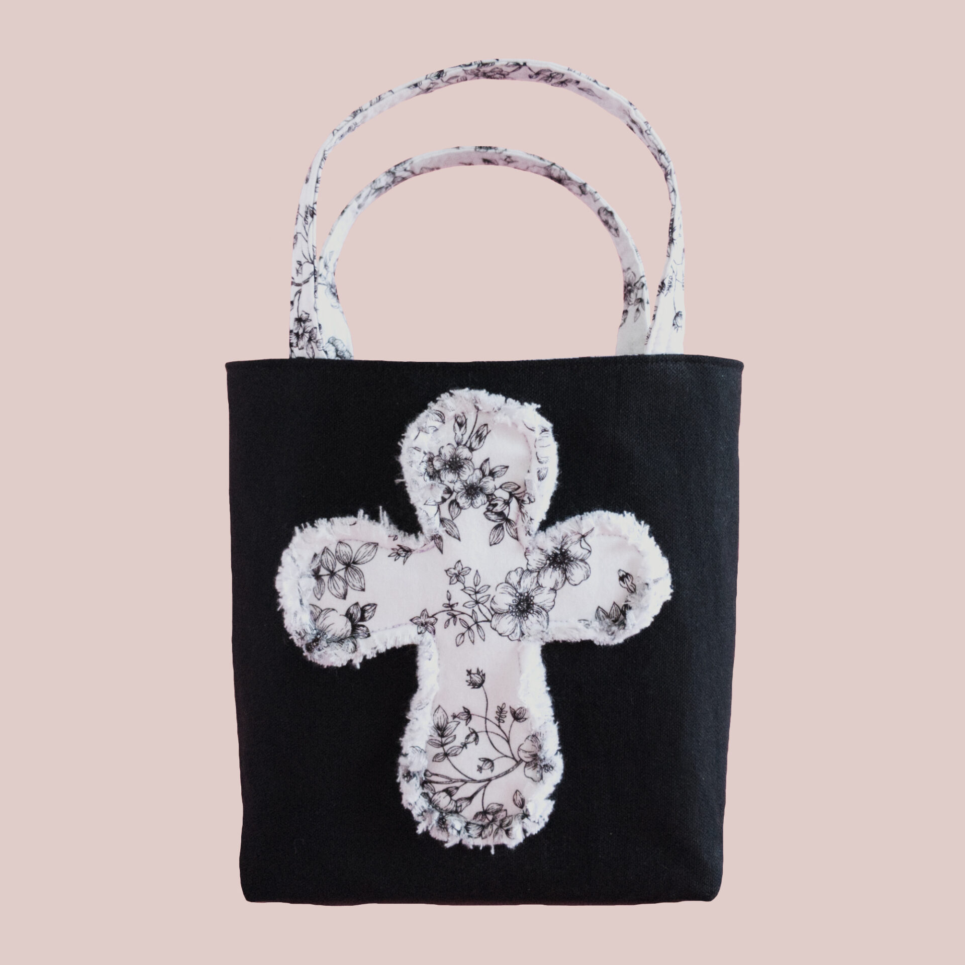 Floral Small Tote 8 Front of Small Tote Bag