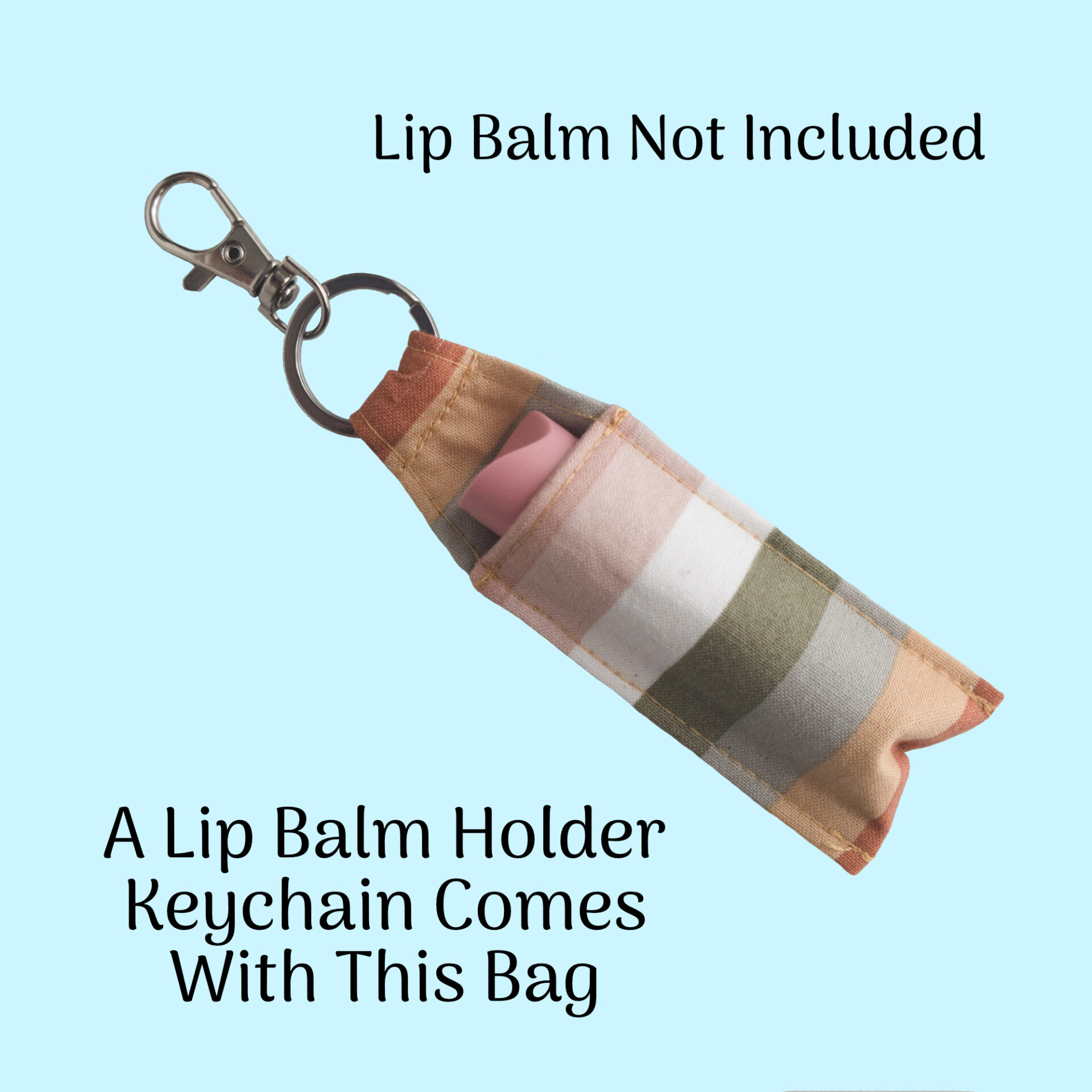 Lip Balm Holder Keychain