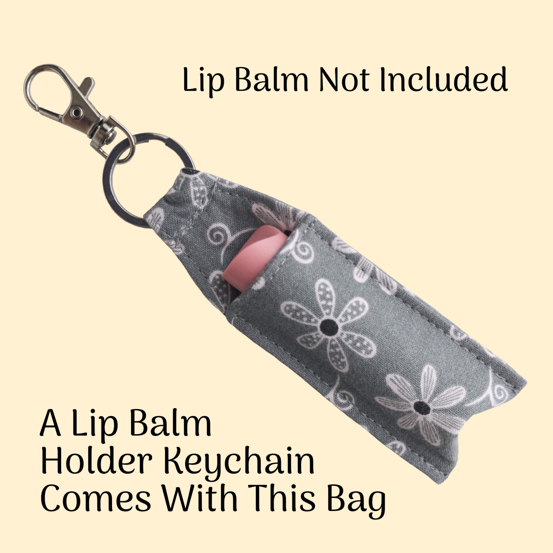 Lip Balm Holder Keychain