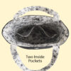 Inside Pockets Canvas Tote with Pockets for Women Medium Size Work Bag