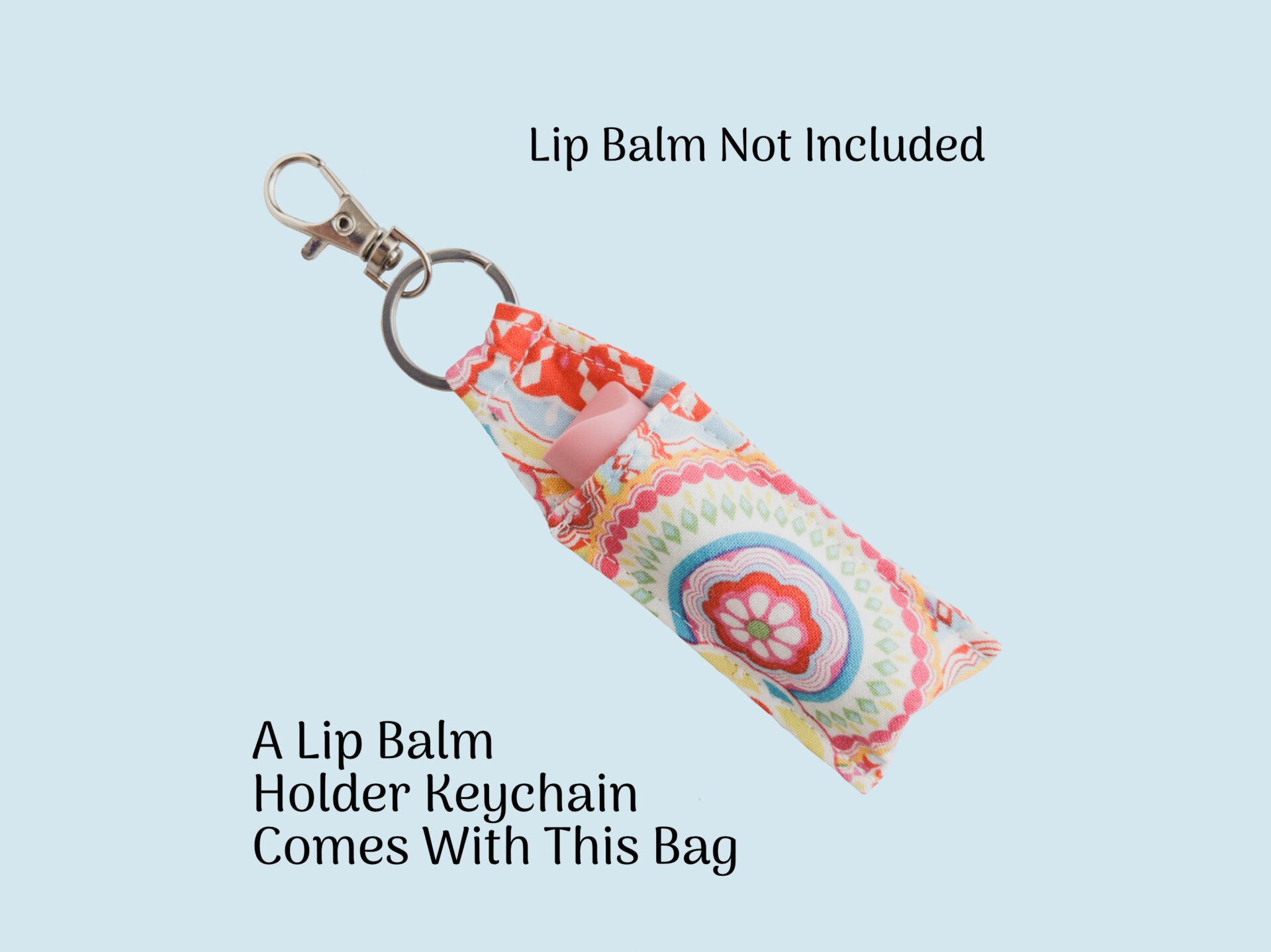 Lip Balm Holder Keychain