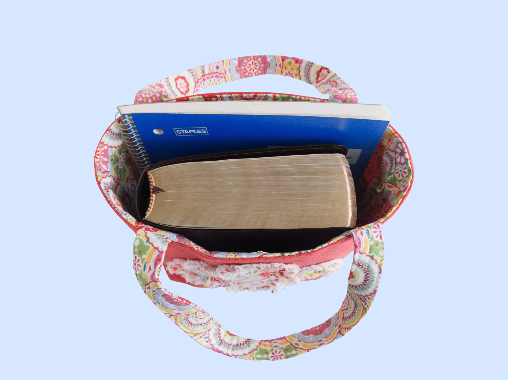 Inside of Bag with Bible