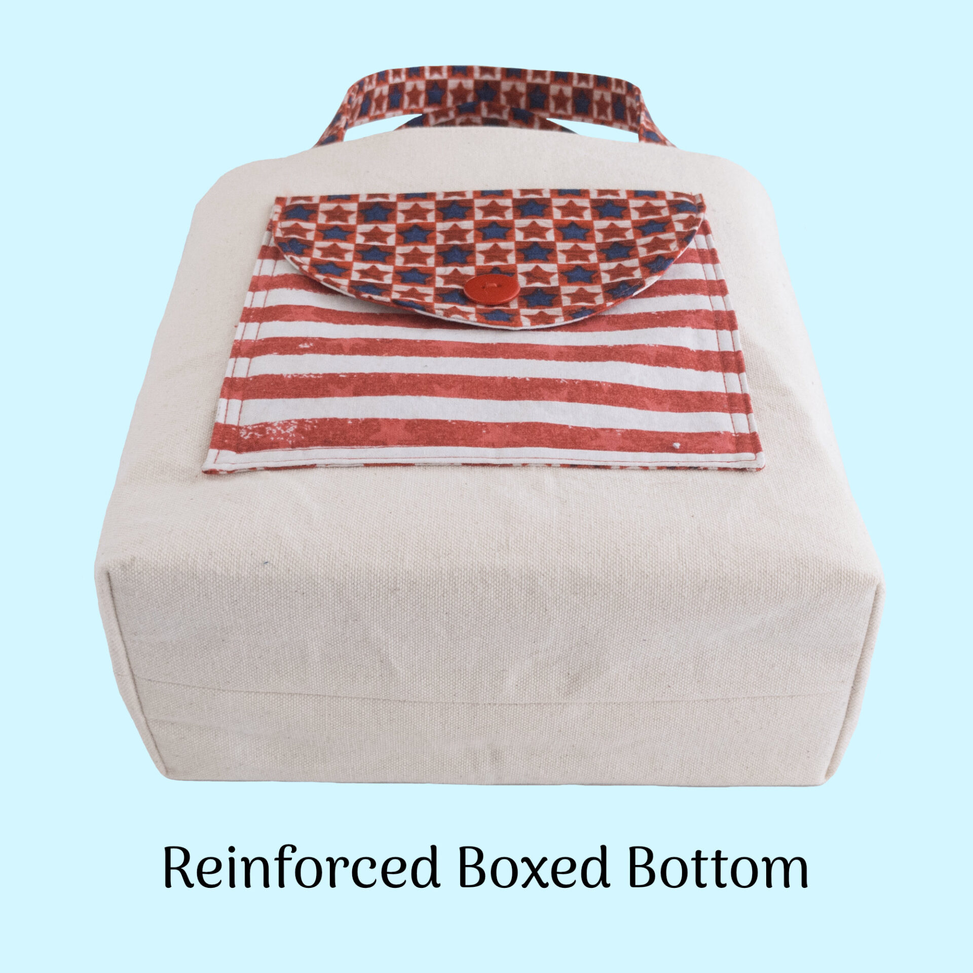 Bottom of Patriotic Tote