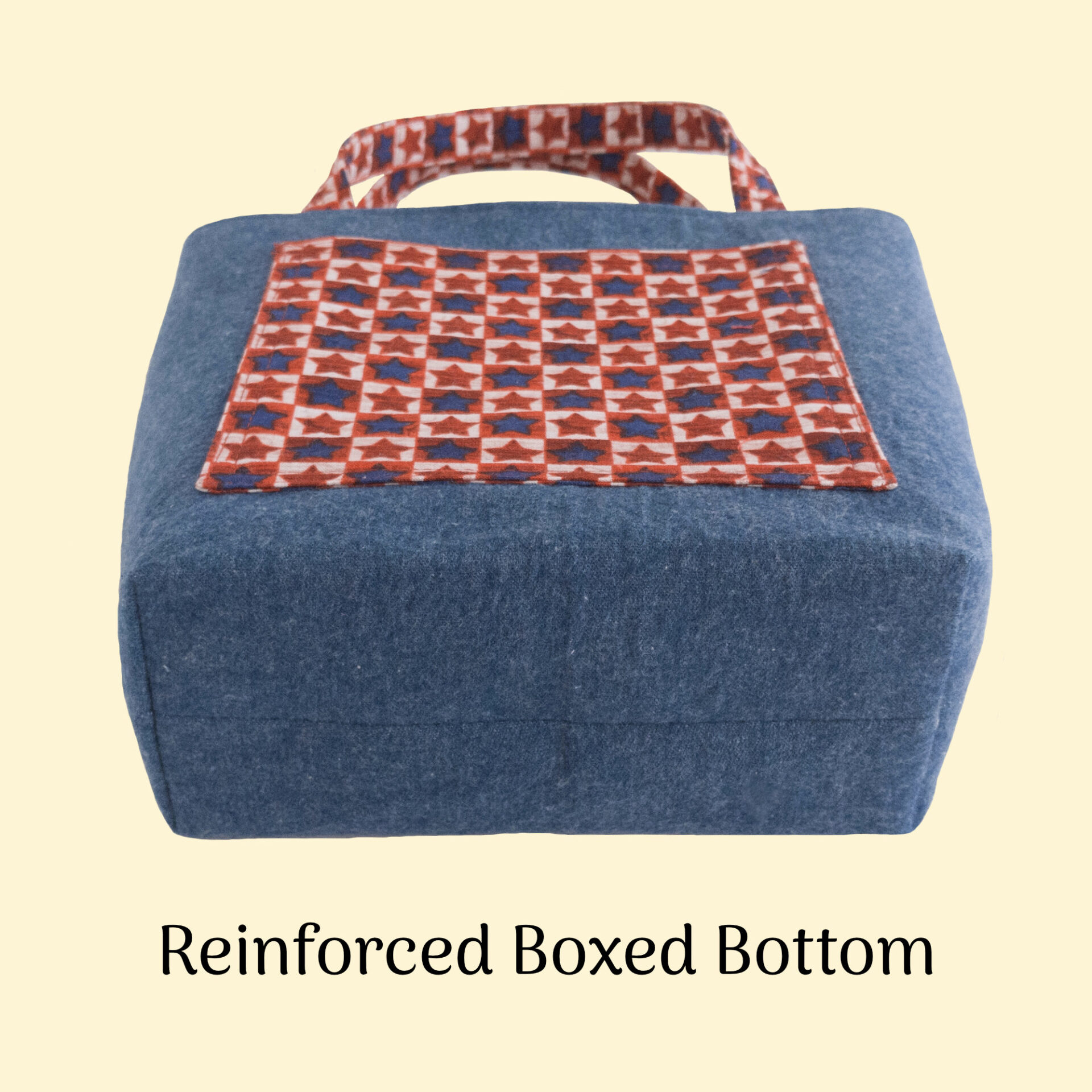 Patriotic Small Tote Patriotic Small Tote Bag | Denim USA Proud Handbag