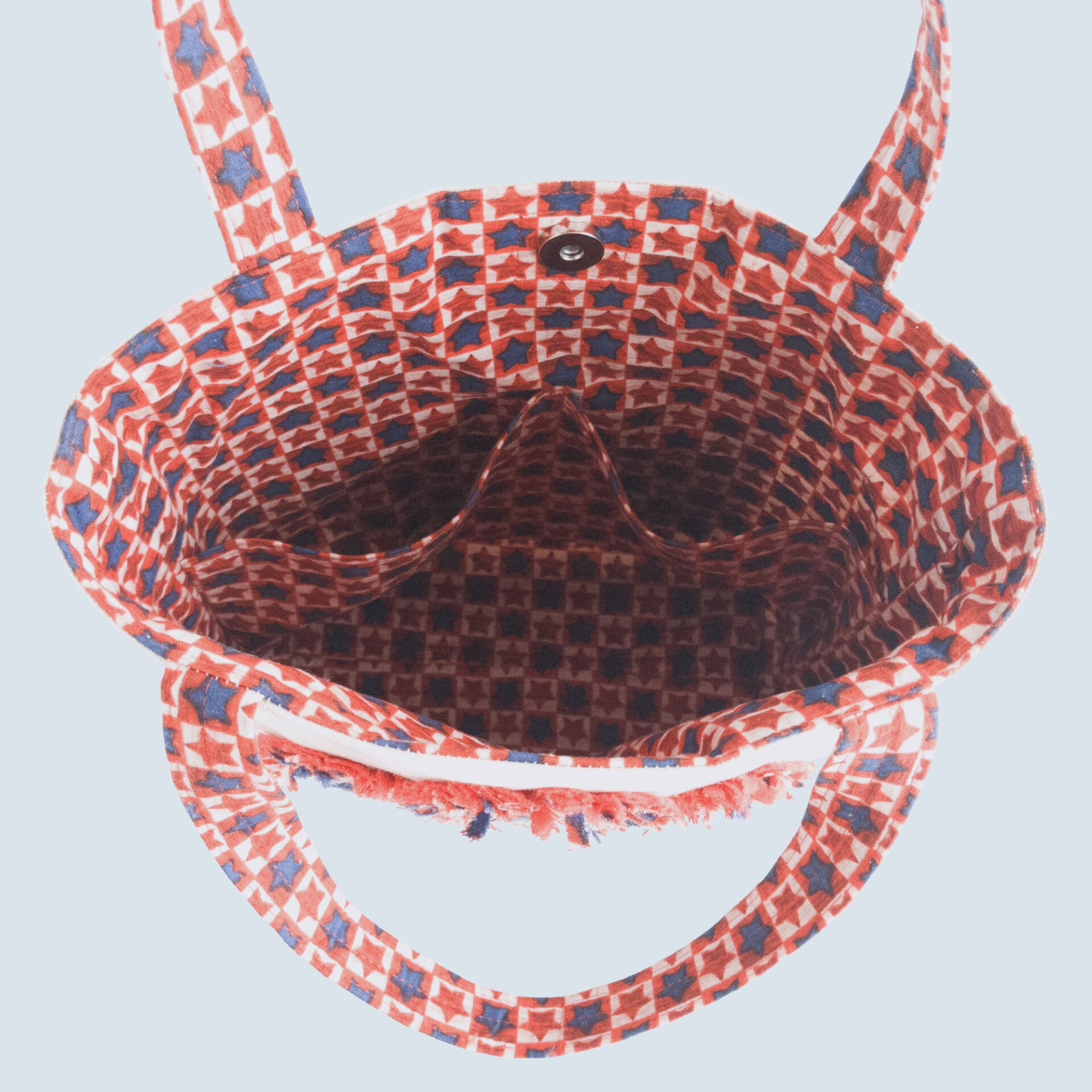 Patriotic Christian Tote | Medium Canvas Cross Bag