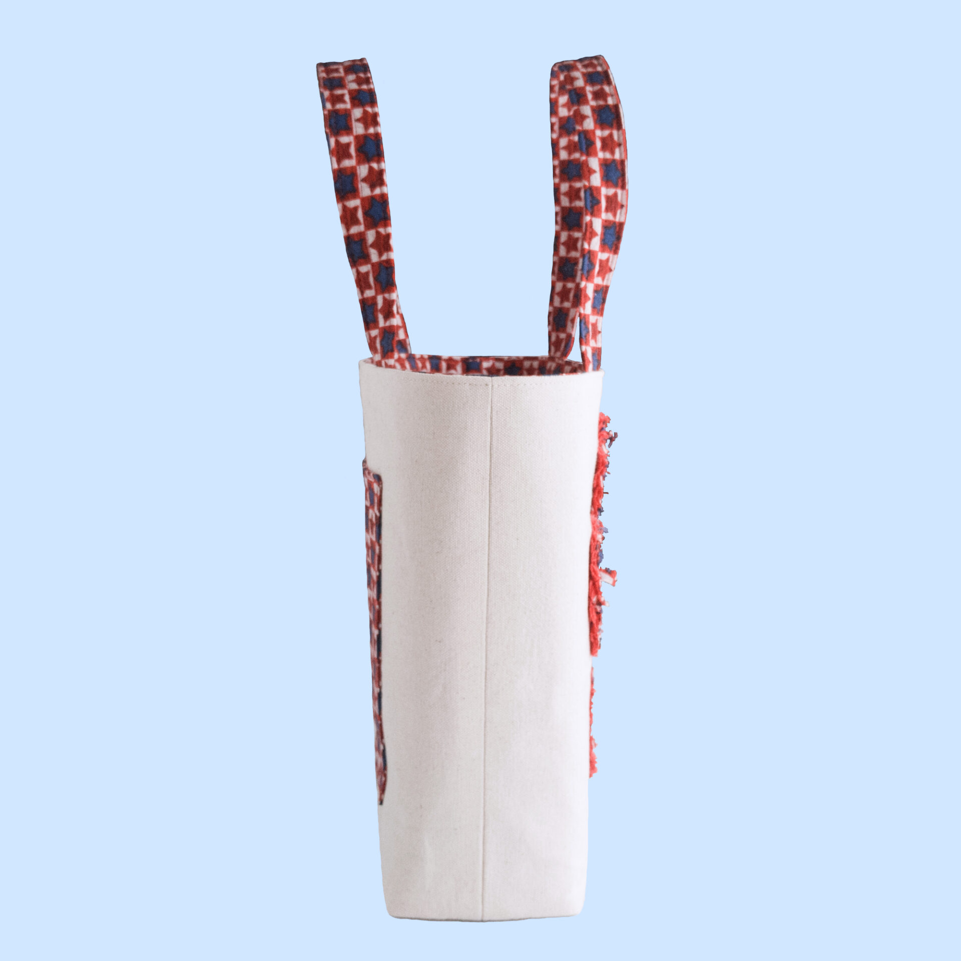 Patriotic Christian Tote | Medium Canvas Cross Bag