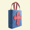 Angled View of Patriotic Tote