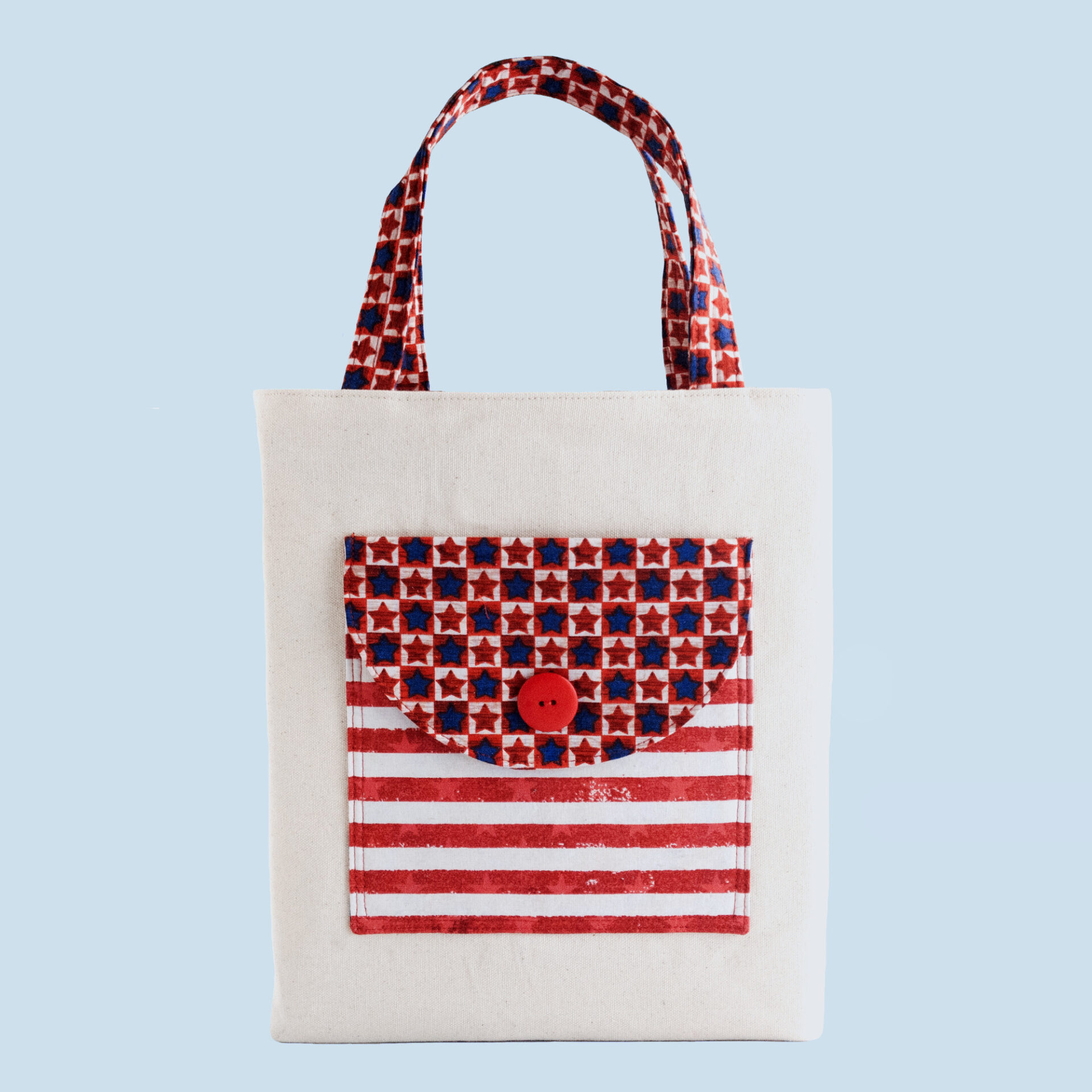 Patriotic Canvas Tote Bag Patriotic Canvas Tote Bag