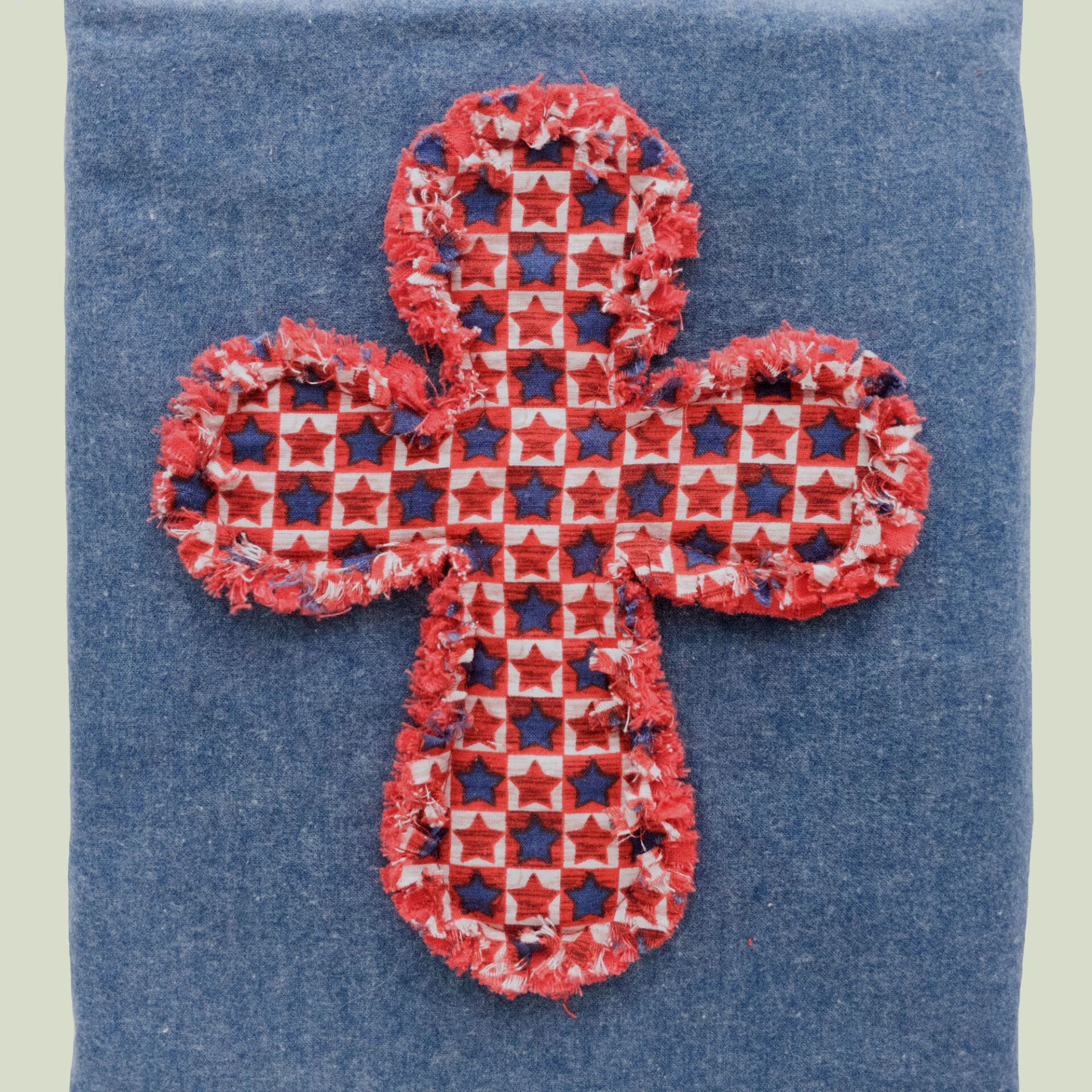 Closeup of Frayed Cross