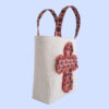 Angled View of Patriotic Cross Bag