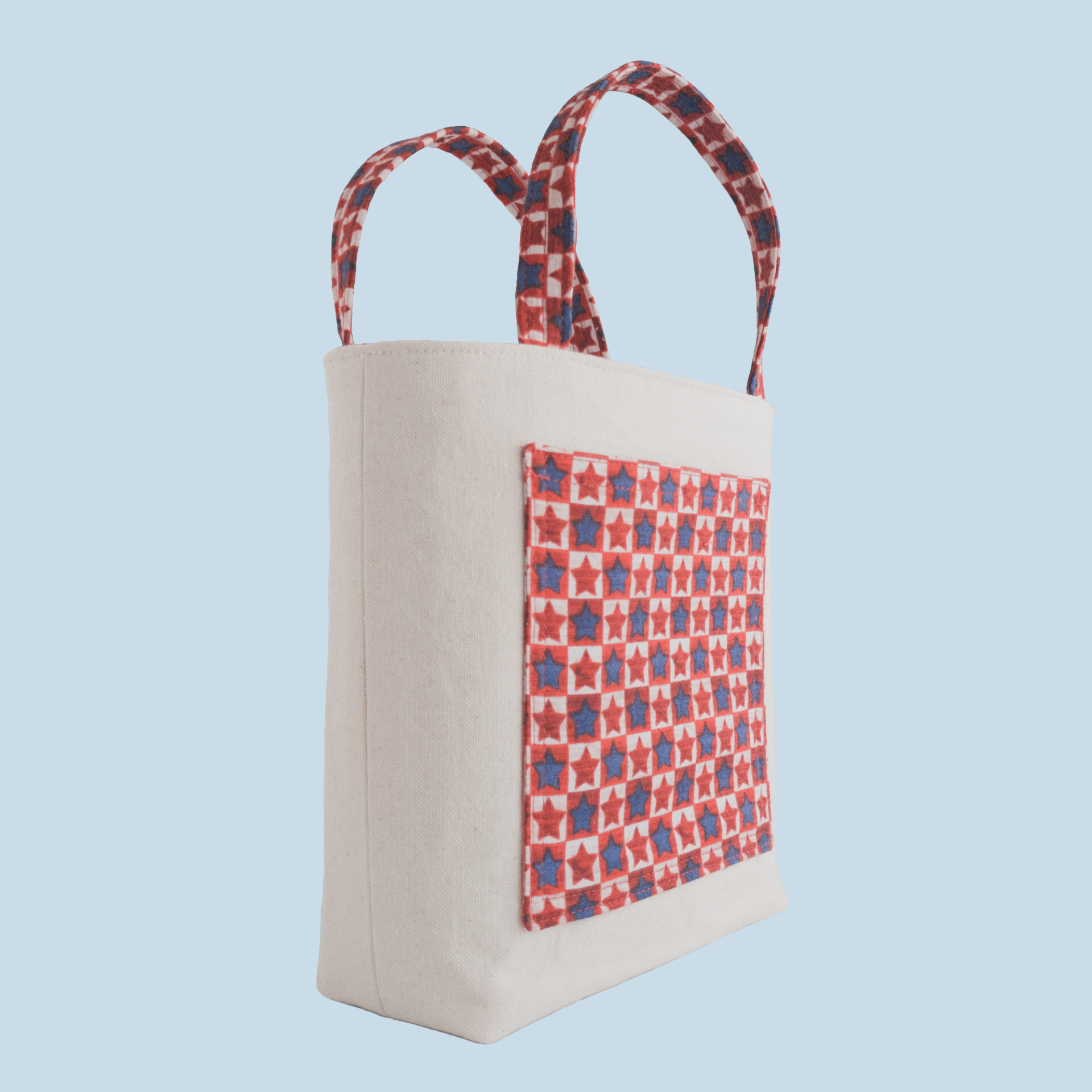 Mini Patriotic Tote | Small Canvas USA Handbag