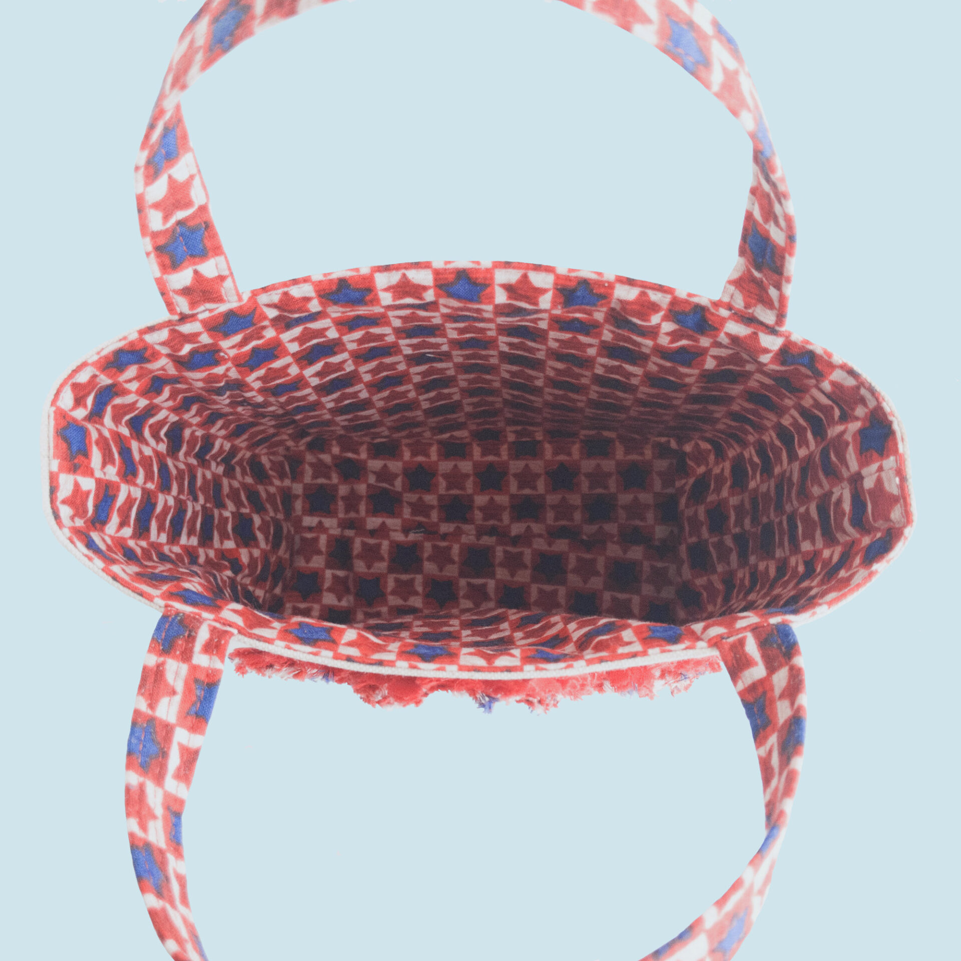 Small Christian Patriotic Tote | USA Cross Mini Bible Bag