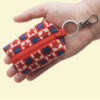 Patriotic Keychain Coin Purse | USA Proud Mini Boxy Bag