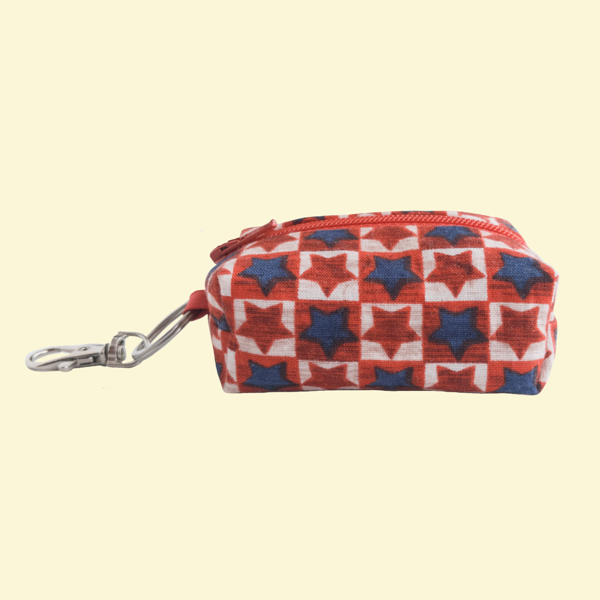 Patriotic Keychain Coin Purse | USA Proud Mini Boxy Bag