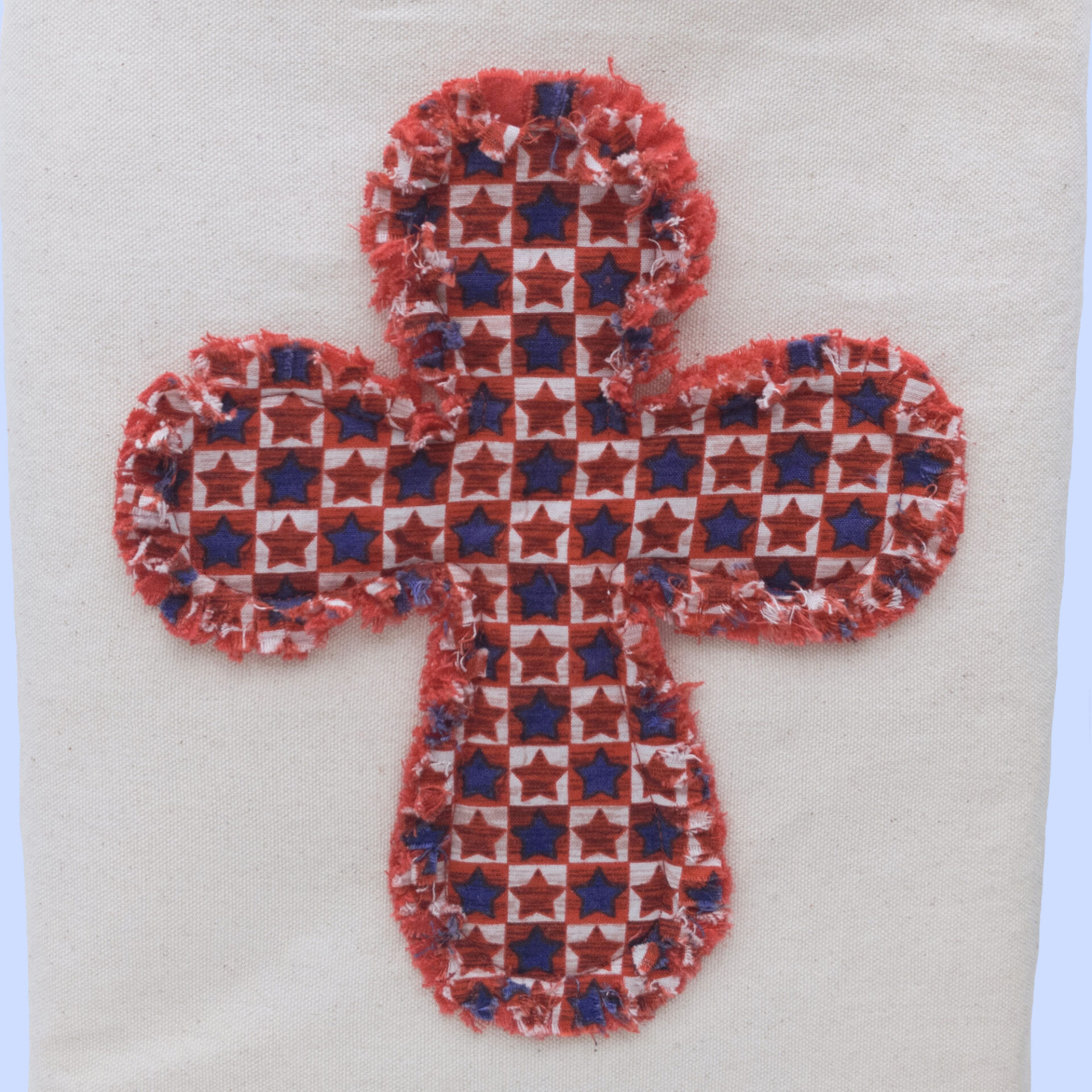 Closeup of Frayed Cross